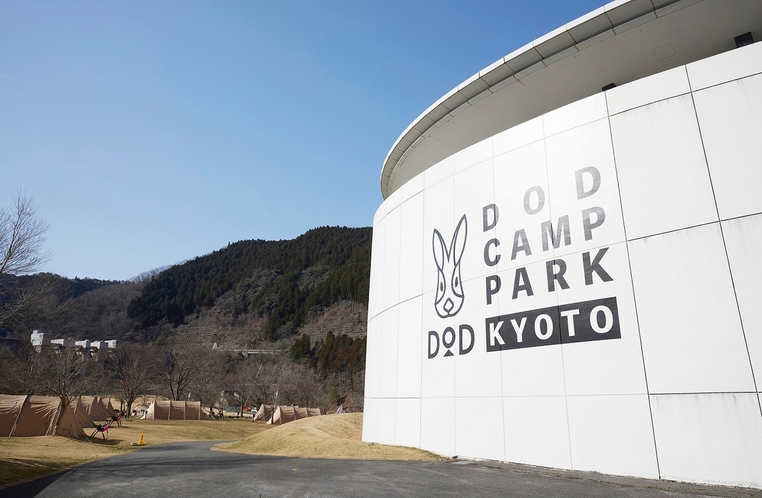 DOD CAMP PARK KYOTO壁面