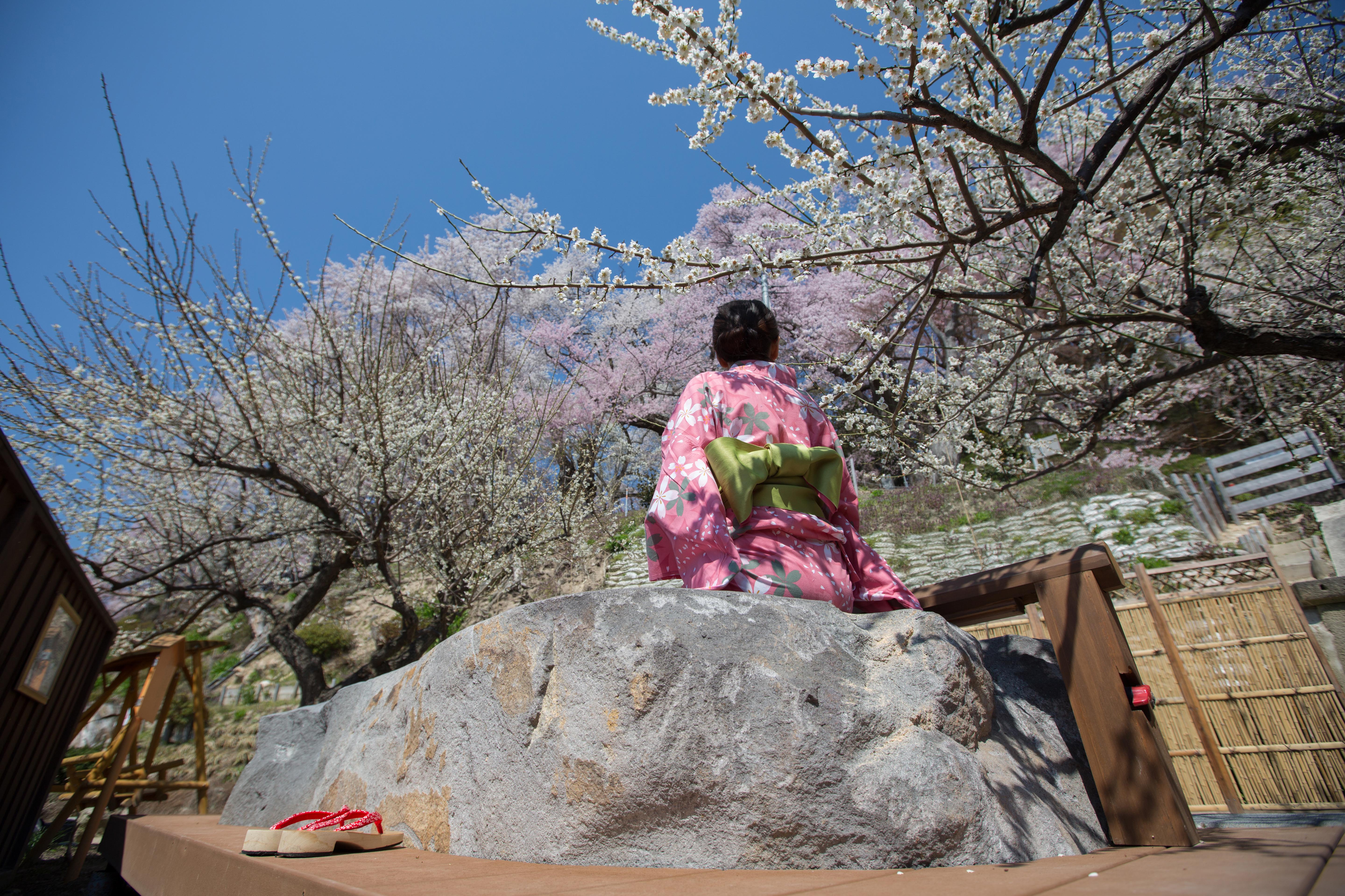 【館内施設】花見の足湯