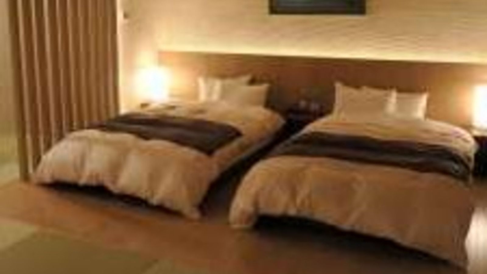 和洋室「笹船」　ベッド