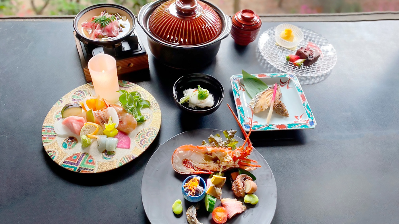 【夕食付き】伝七邸コラボ！四日市ガストロノミー◆萬古焼で楽しむディナーと往復タクシー券付きプラン◆◆