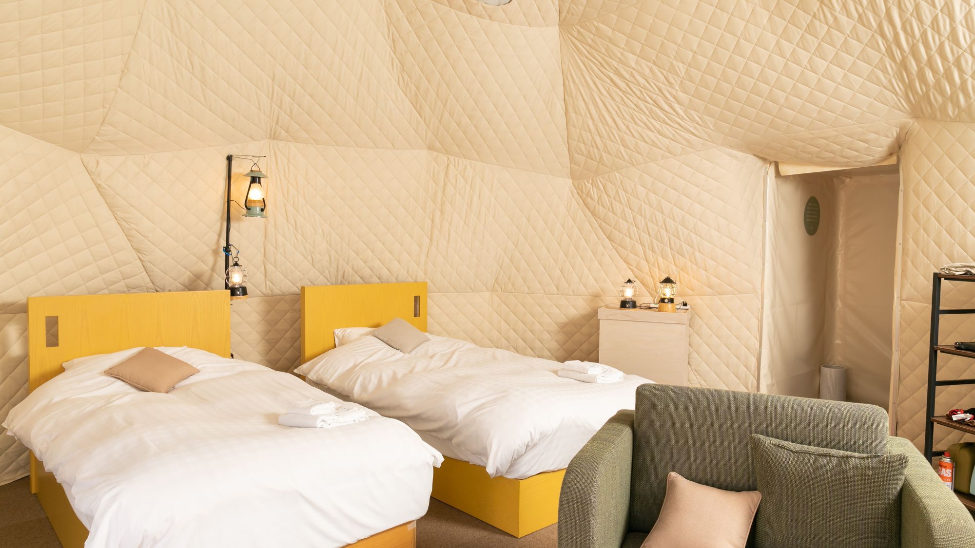 【6mドームテント】最大4名※ヴィンテージバス有