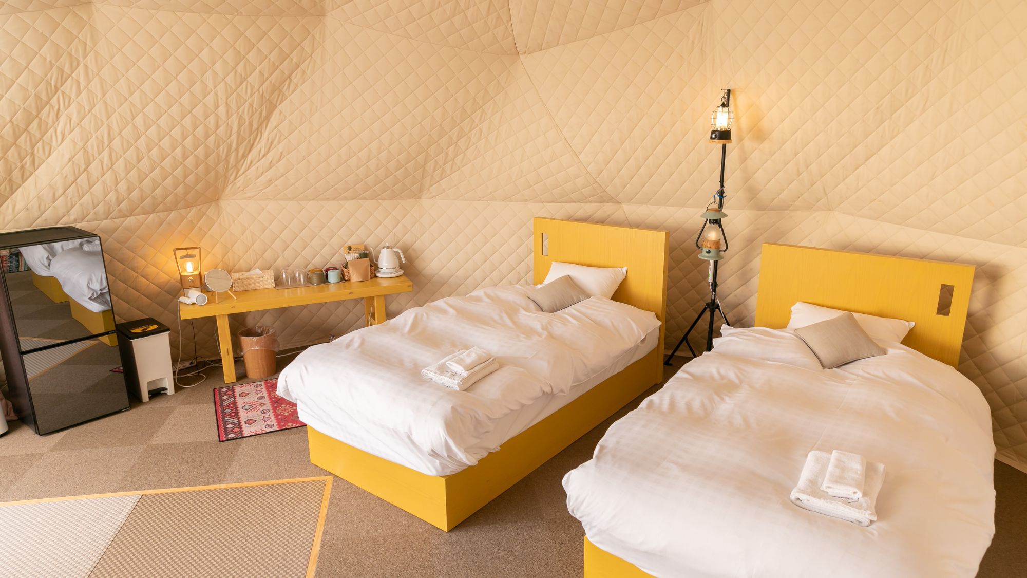 【7ｍドームテント】最大4名※ヴィンテージバス有