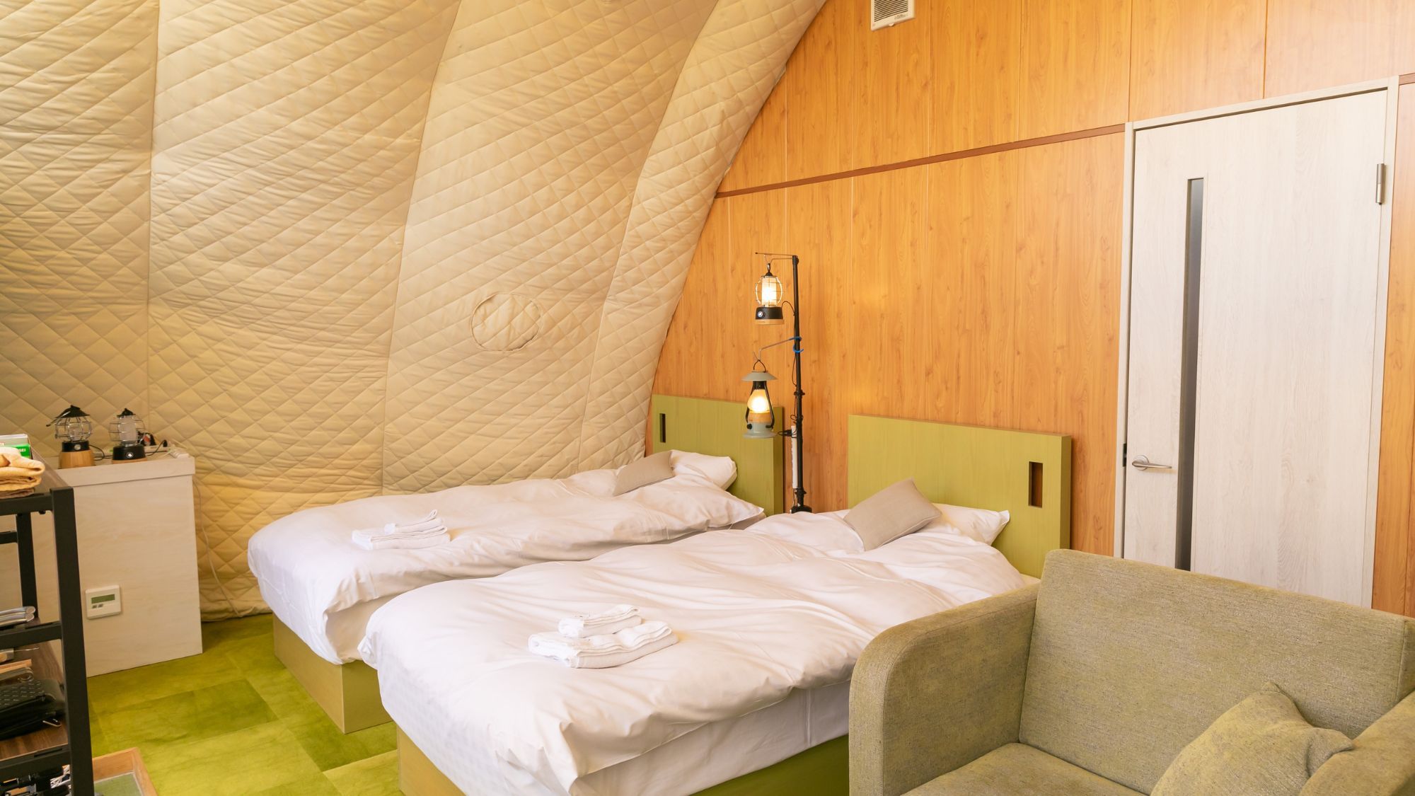 【ジュニアスイートテント】最大3名※ヴィンテージキャラバン有