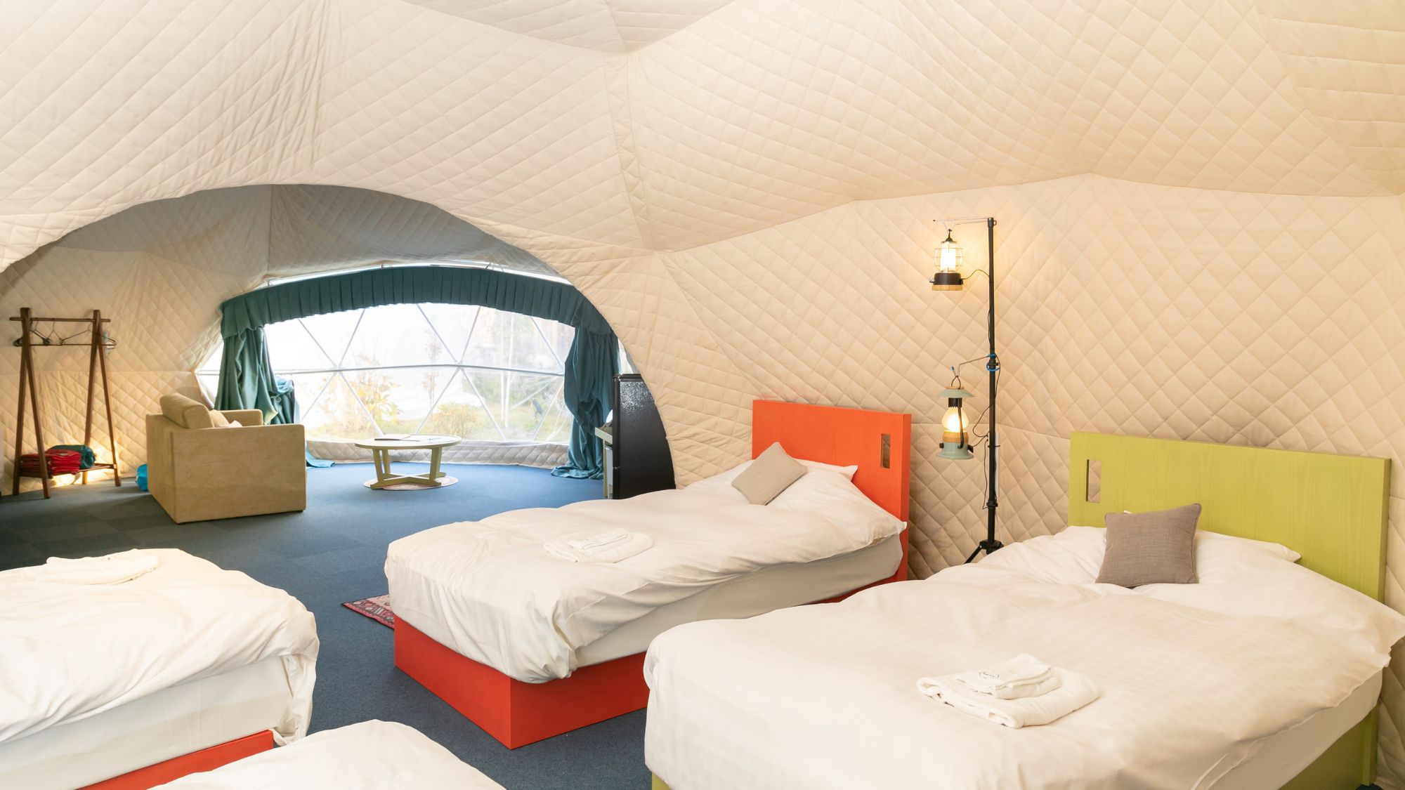 【楽天スーパーSALE】大人気♪貸切風呂1時間付！グランピング満喫プラン！(1泊2食付)