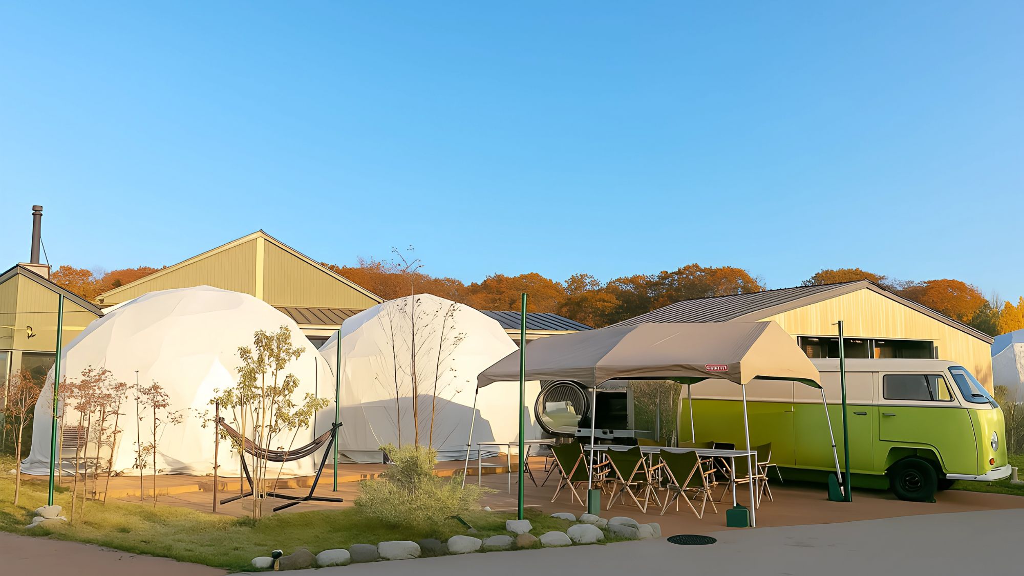 【ツインドームテント】外観