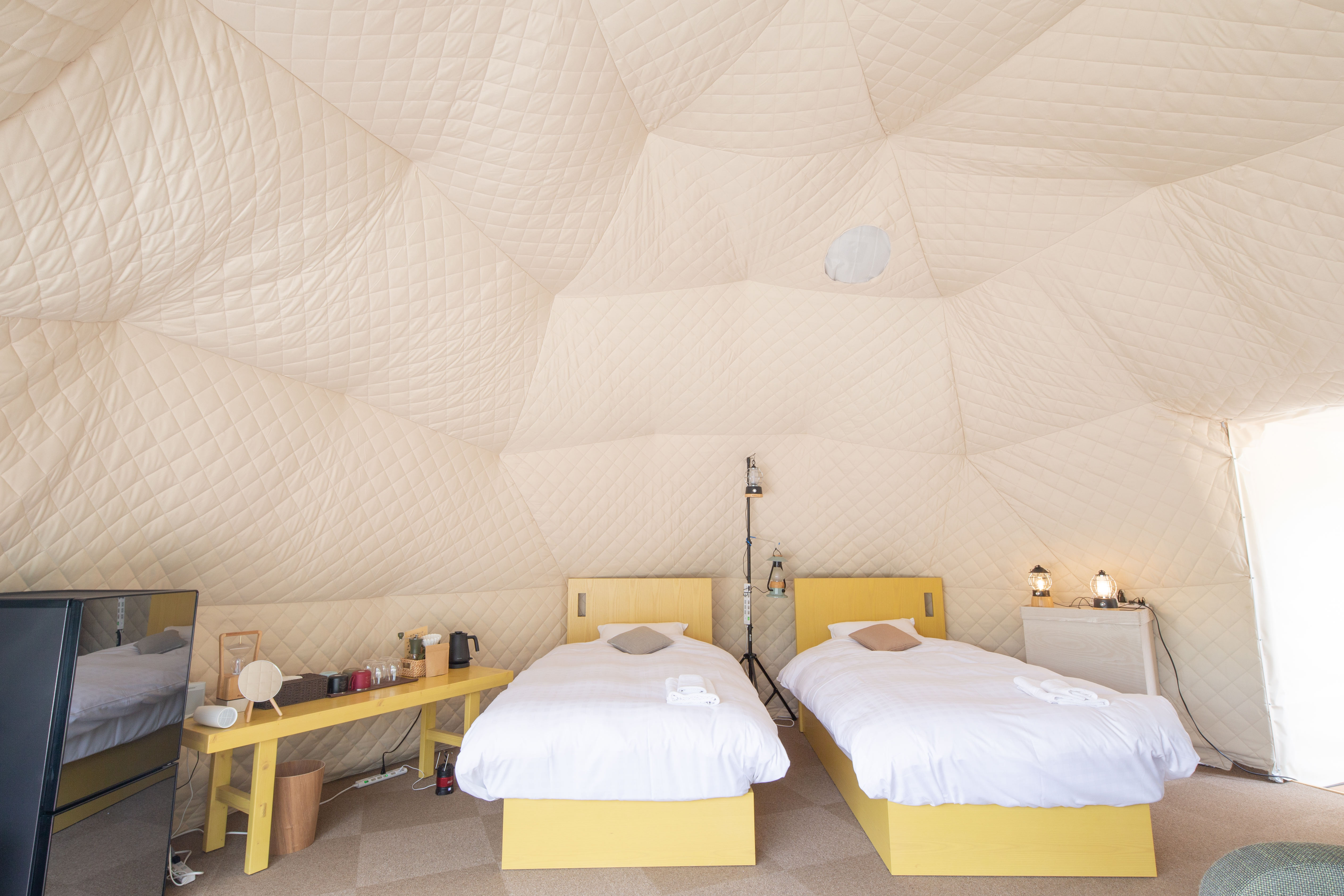 【6mドームテント】最大4名※ヴィンテージバス有