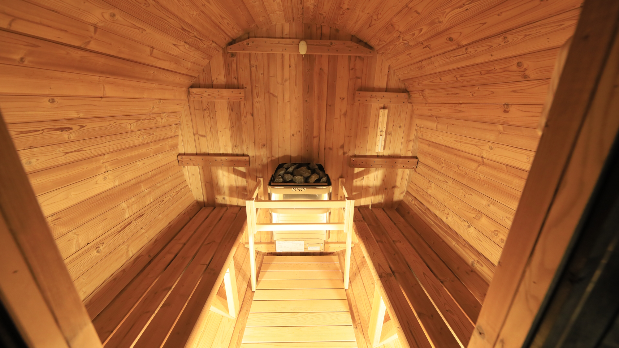 【サウナ・露天風呂付和室ツイン】プライベートサイウナ（一例）