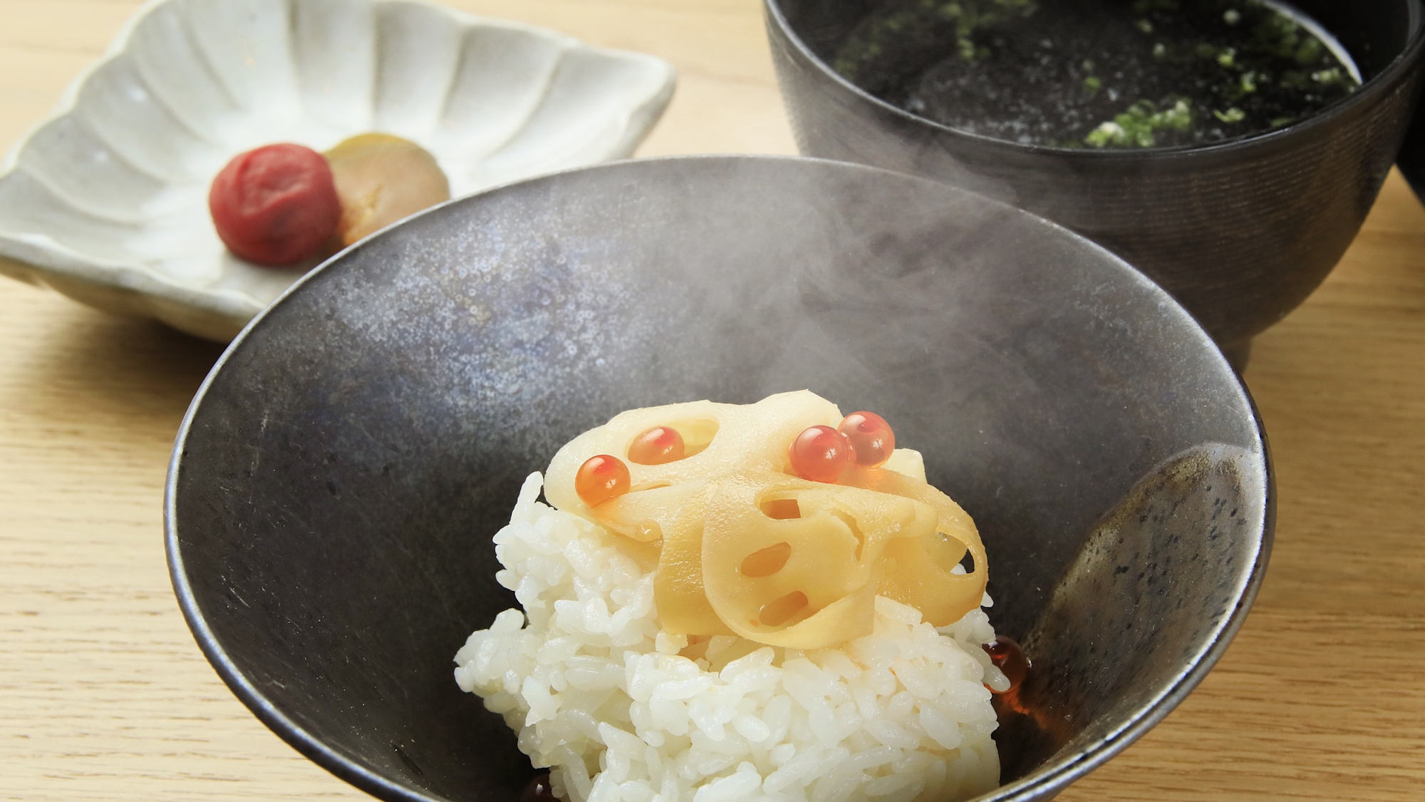 【ご夕食】最後は食事とともに汁物を（一例）