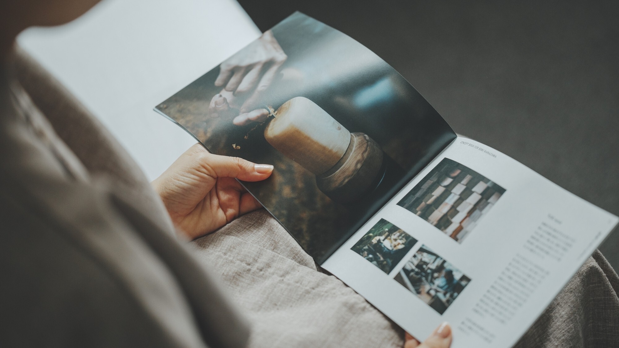 [アメニティ]SOKI KANAZAWAコンセプトブック。