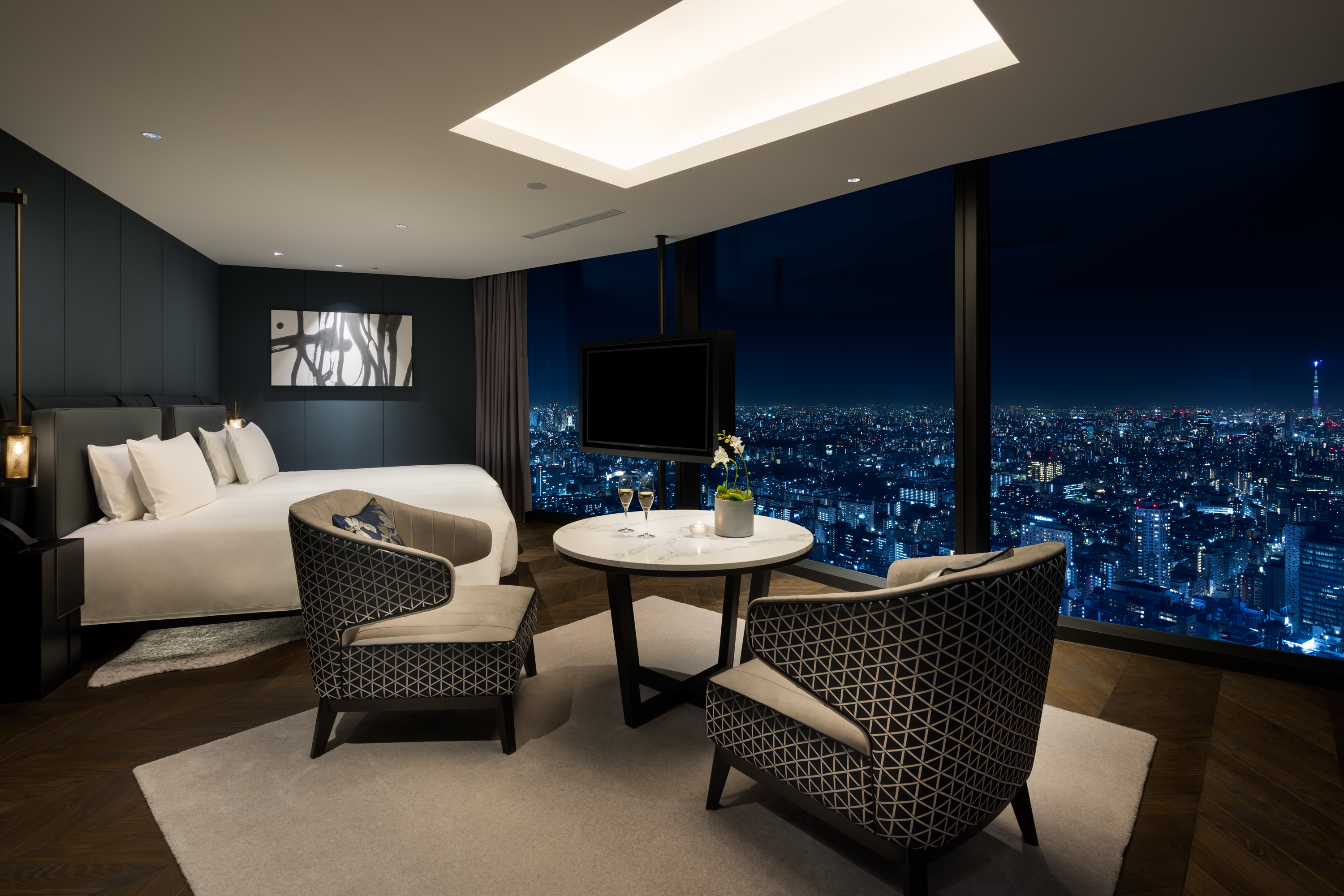 BELLUSTAR TOKYO, A Pan Pacific Hotel(部屋(ベッドルーム))