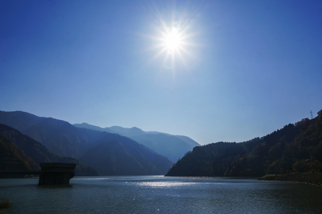 広大な手取川ダム　【当館から車で約15分程です】