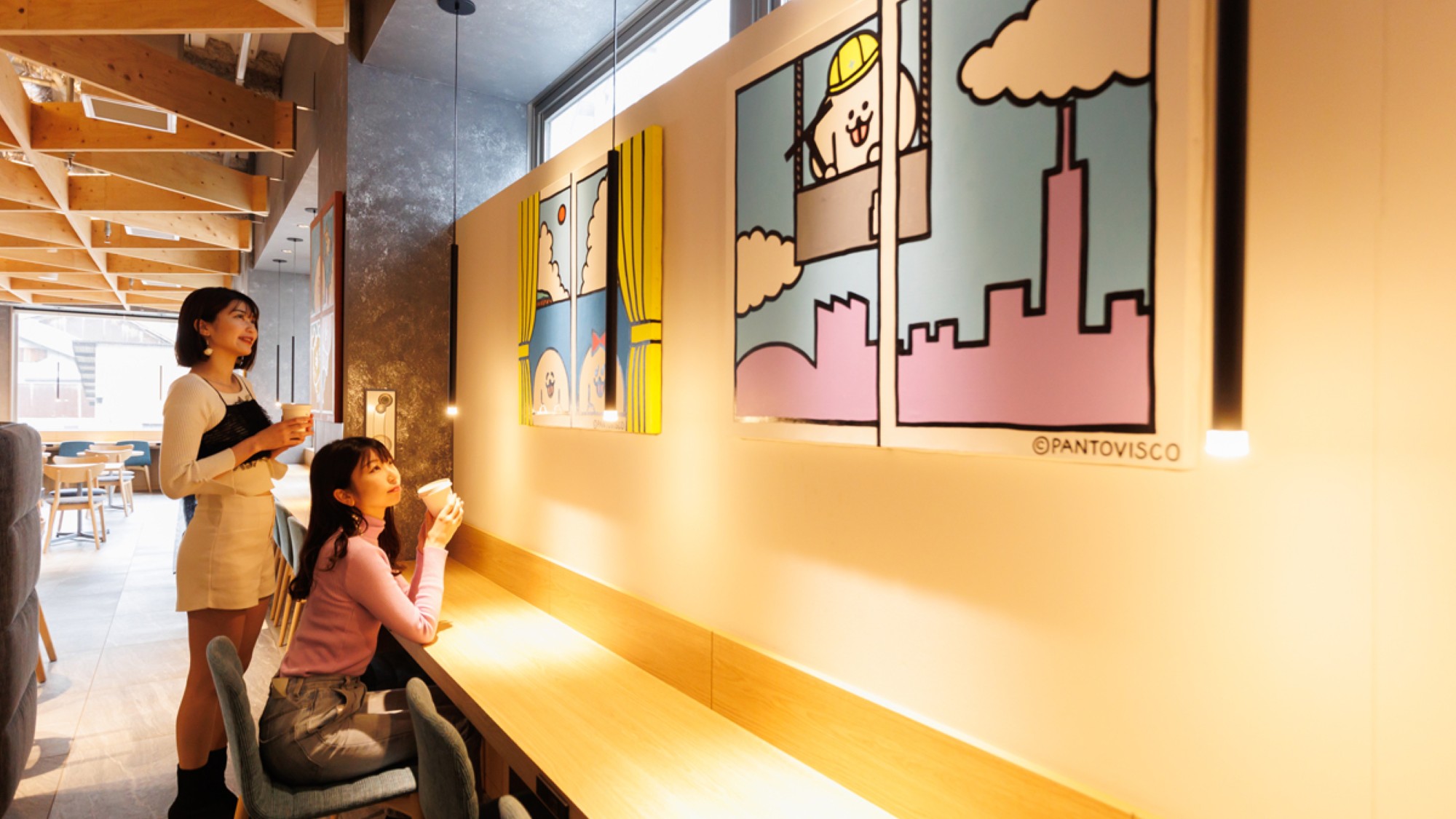 【ご滞在】館内にちりばめられた様々なアートも滞在中の見どころ。