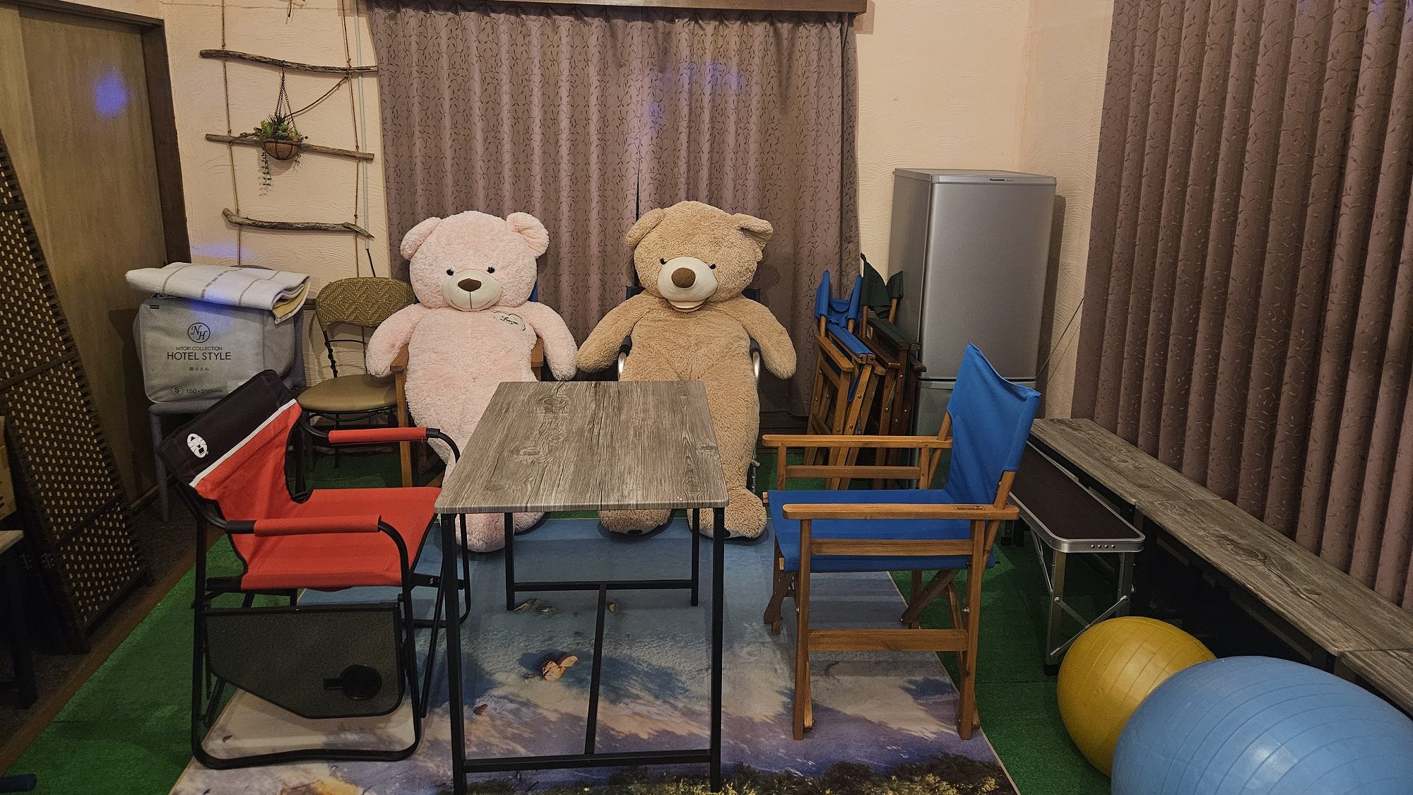 ◆受付棟　エアコン完備でオールシーズン快適にお過ごしいただけます！