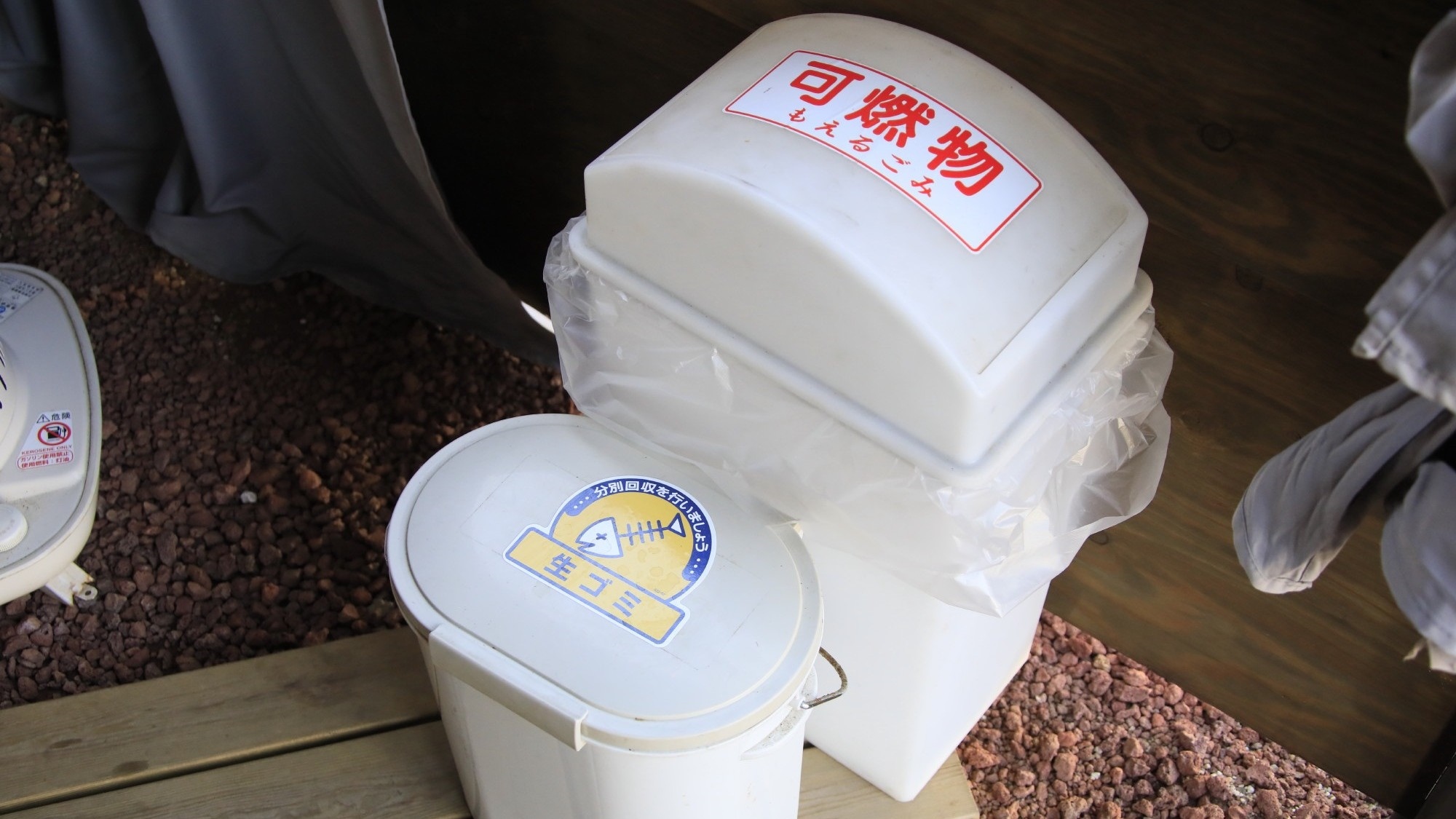 ◆BBQ会場備品　ゴミ箱