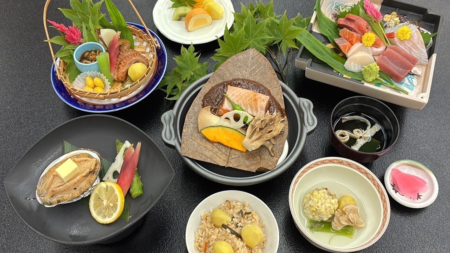【2食付】◆◇四季の雅会席◇◆創意工夫を凝らした会席料理をお気軽に