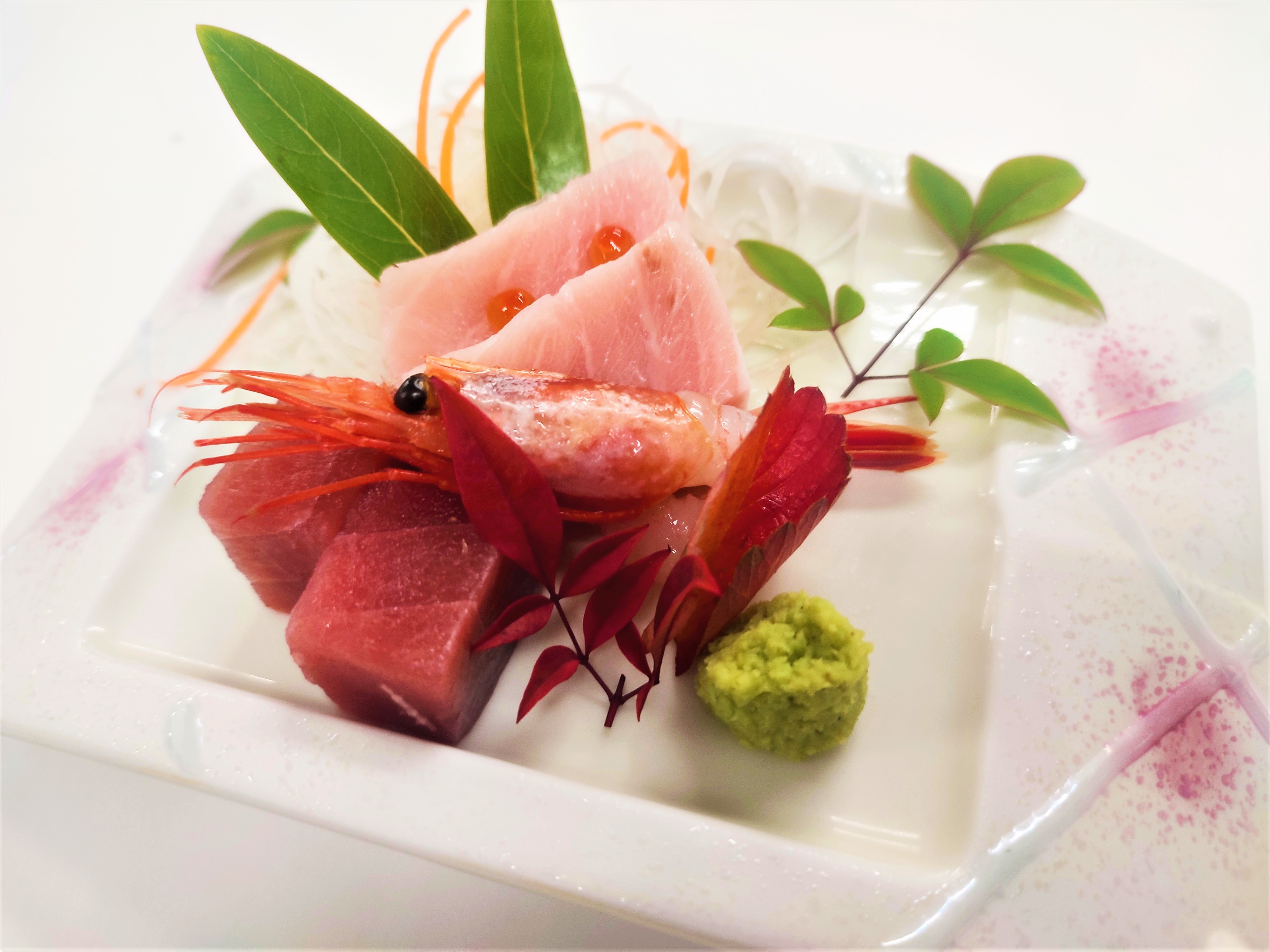 夕食一例）季節のお刺身