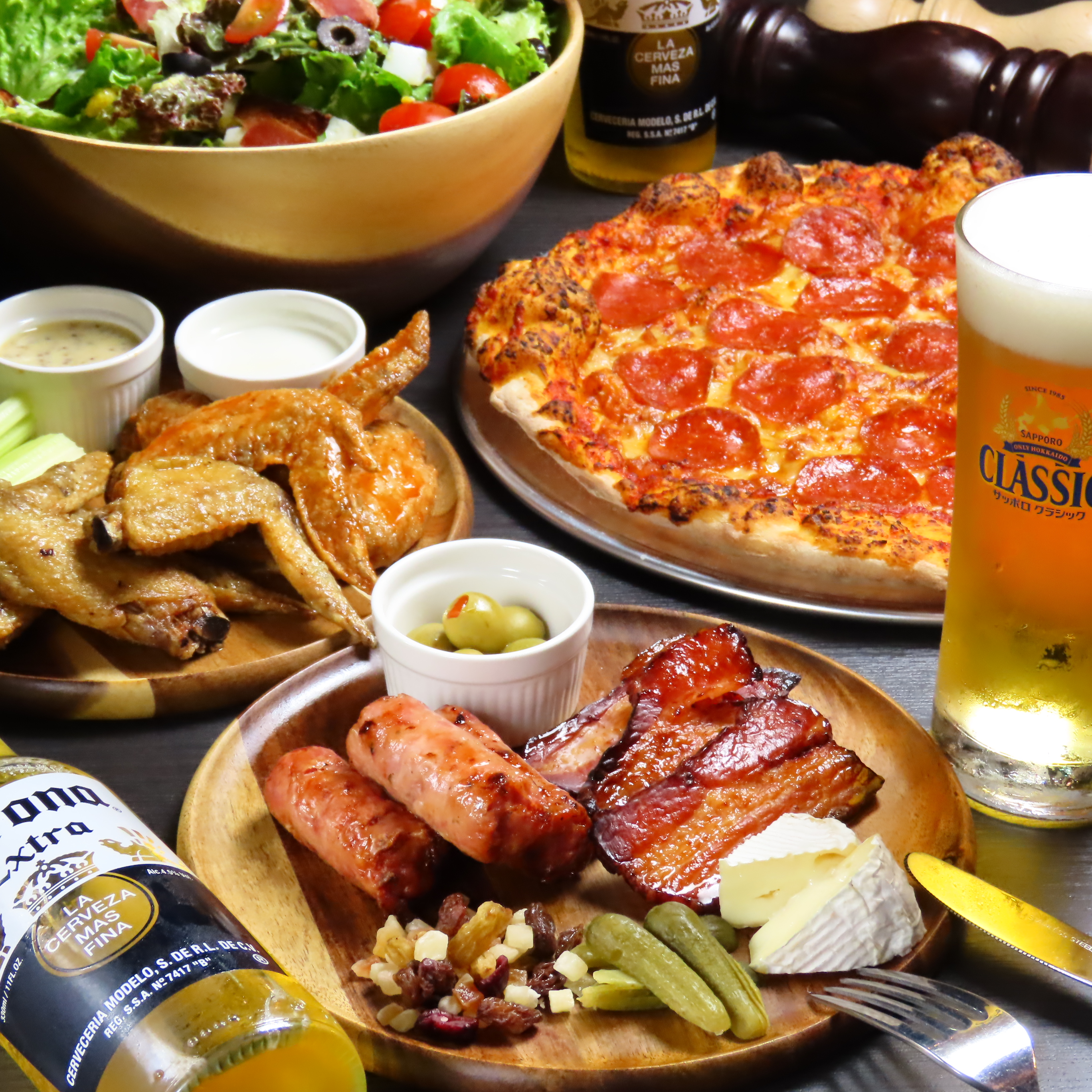 レストランでのお食事