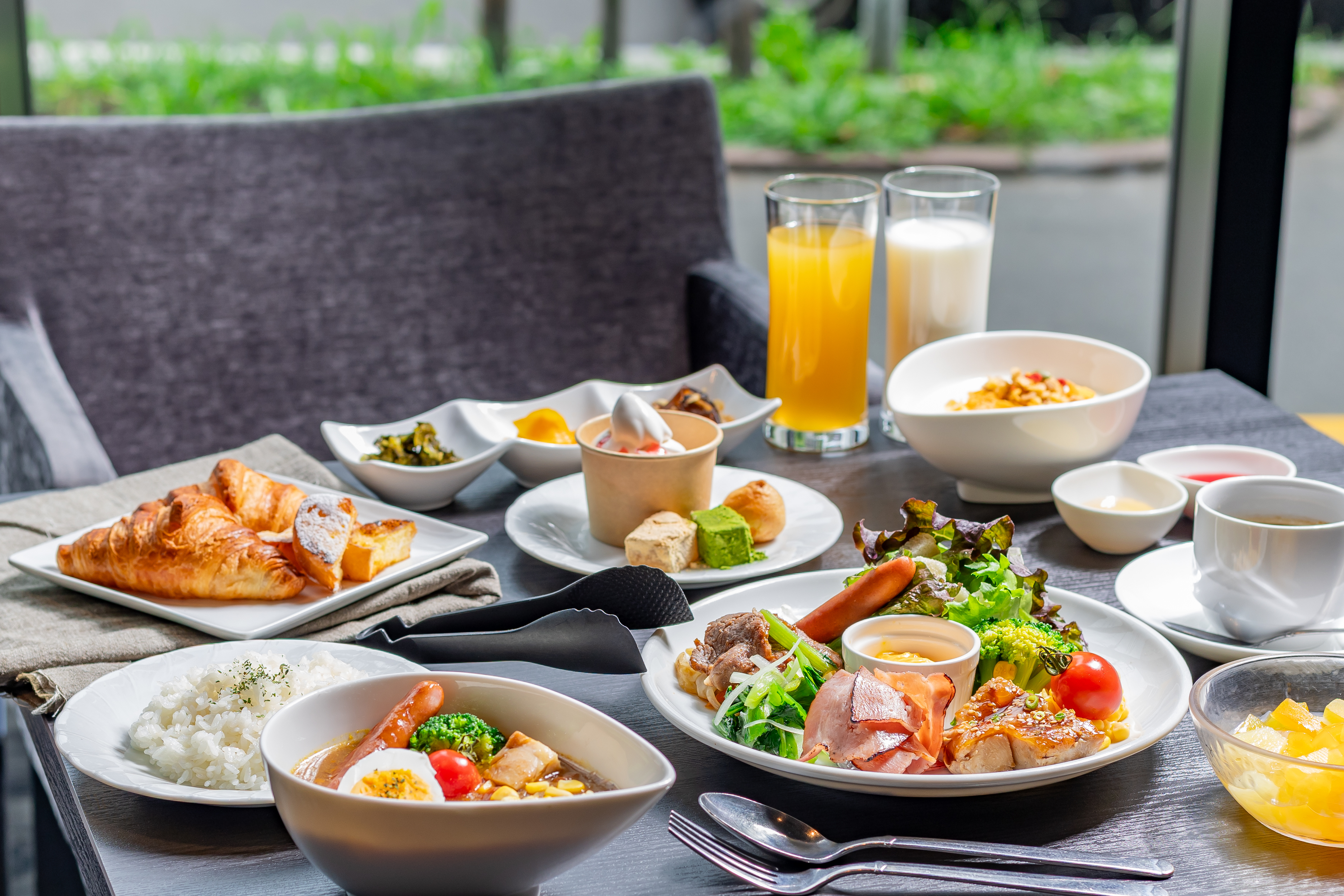 朝食ビュッフェ