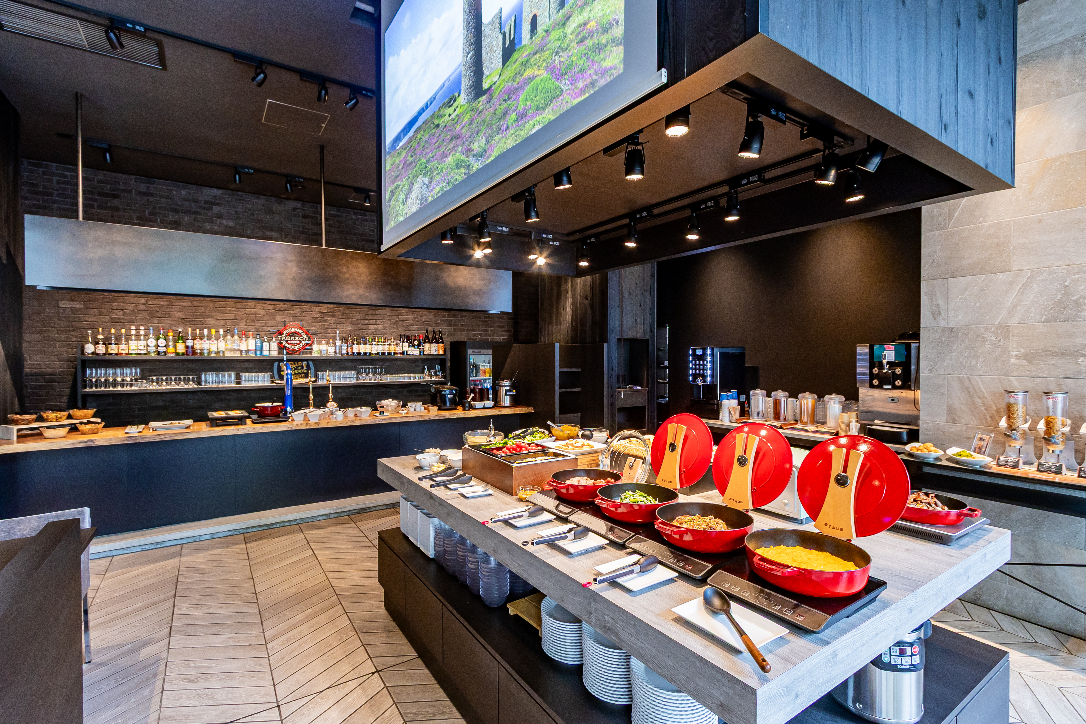 朝食ビュッフェ