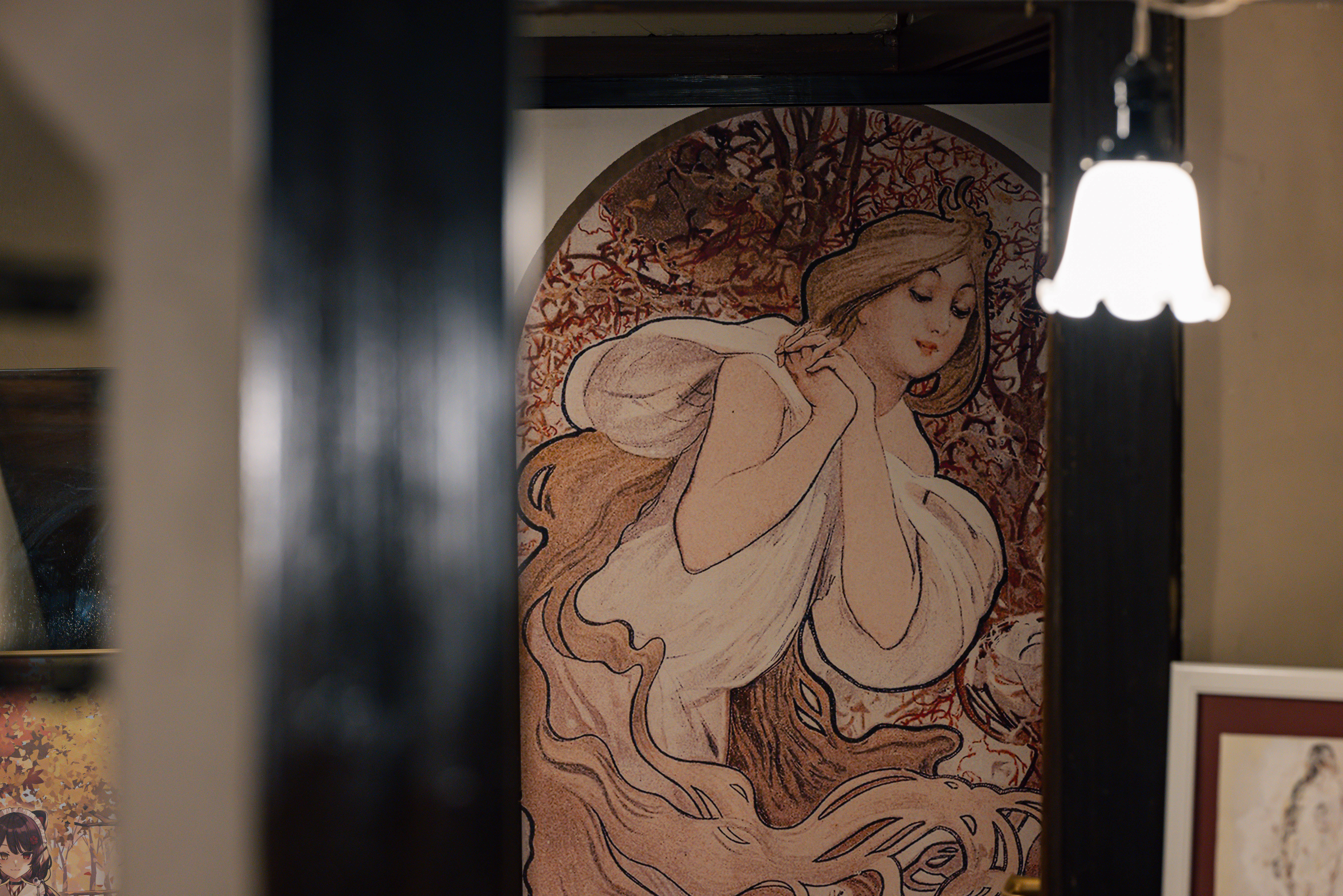 ミュシャの襖絵