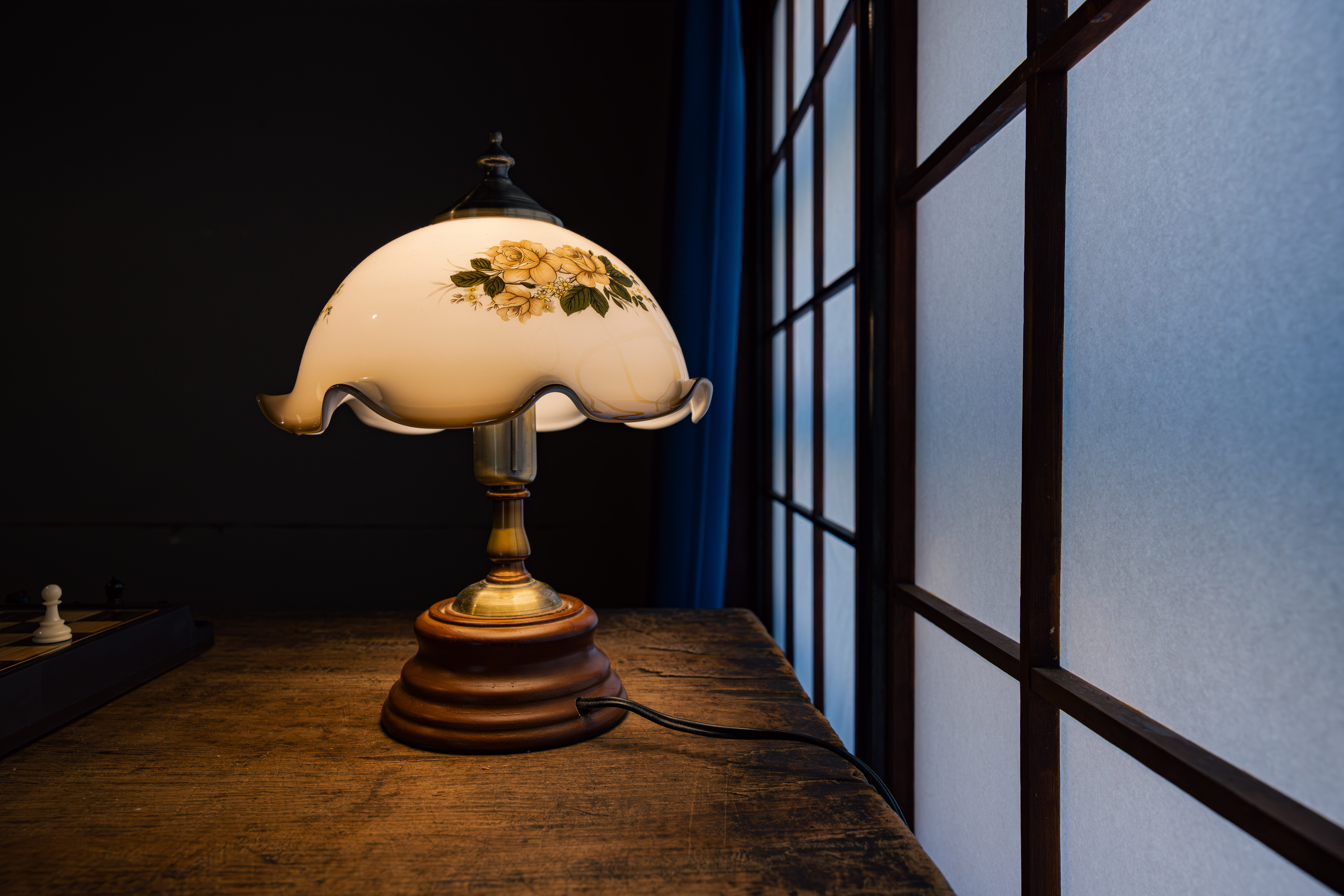 キッチンのアンティーク照明