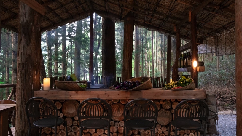 【2食付】信州塩尻の自然と繋がる旅。四季折々の景色や食を五感で楽しむグランピング！（クイーンベッド）