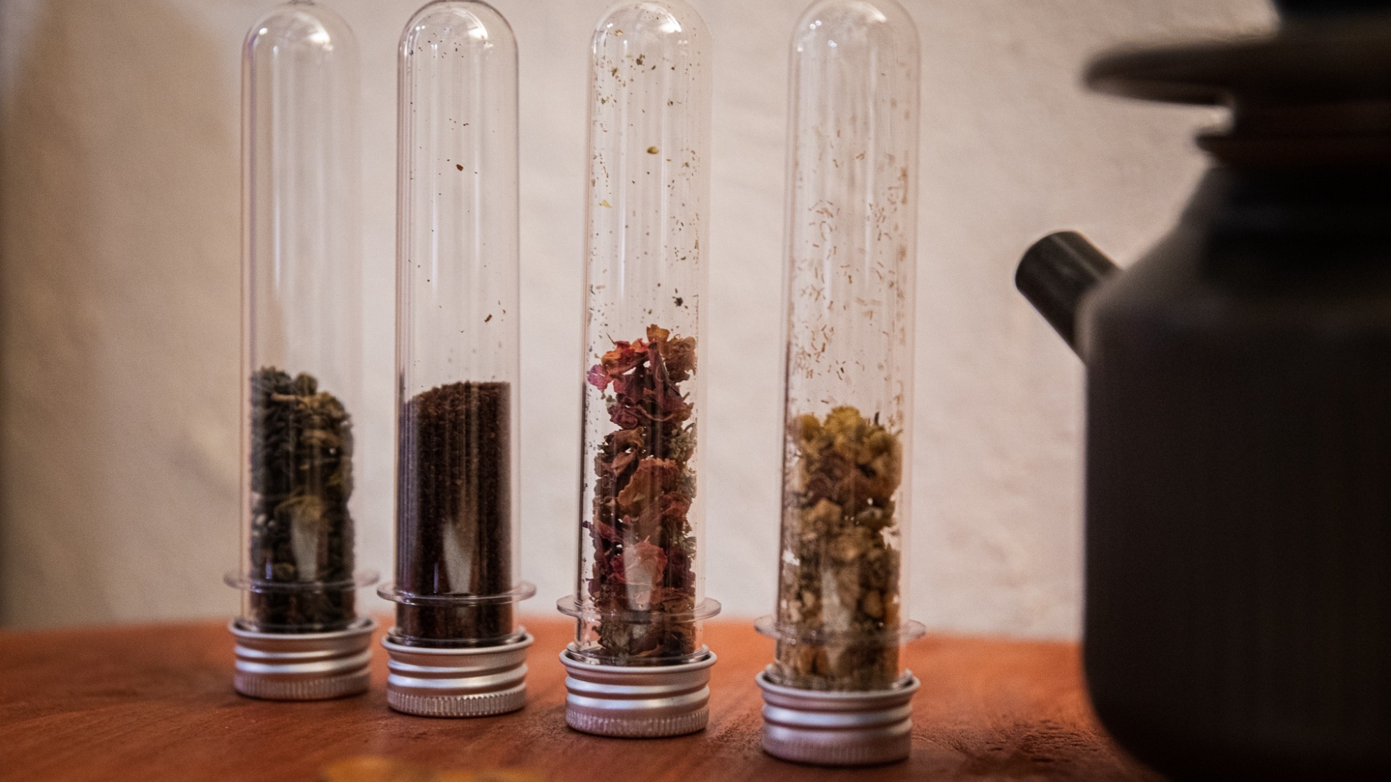 ・【アメニティ】ハーブや茶葉を選ぶ楽しみ