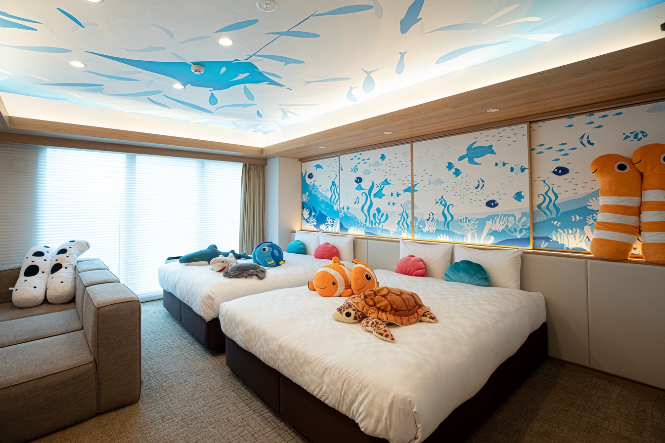 水族館カルチャーダブルルーム 4名