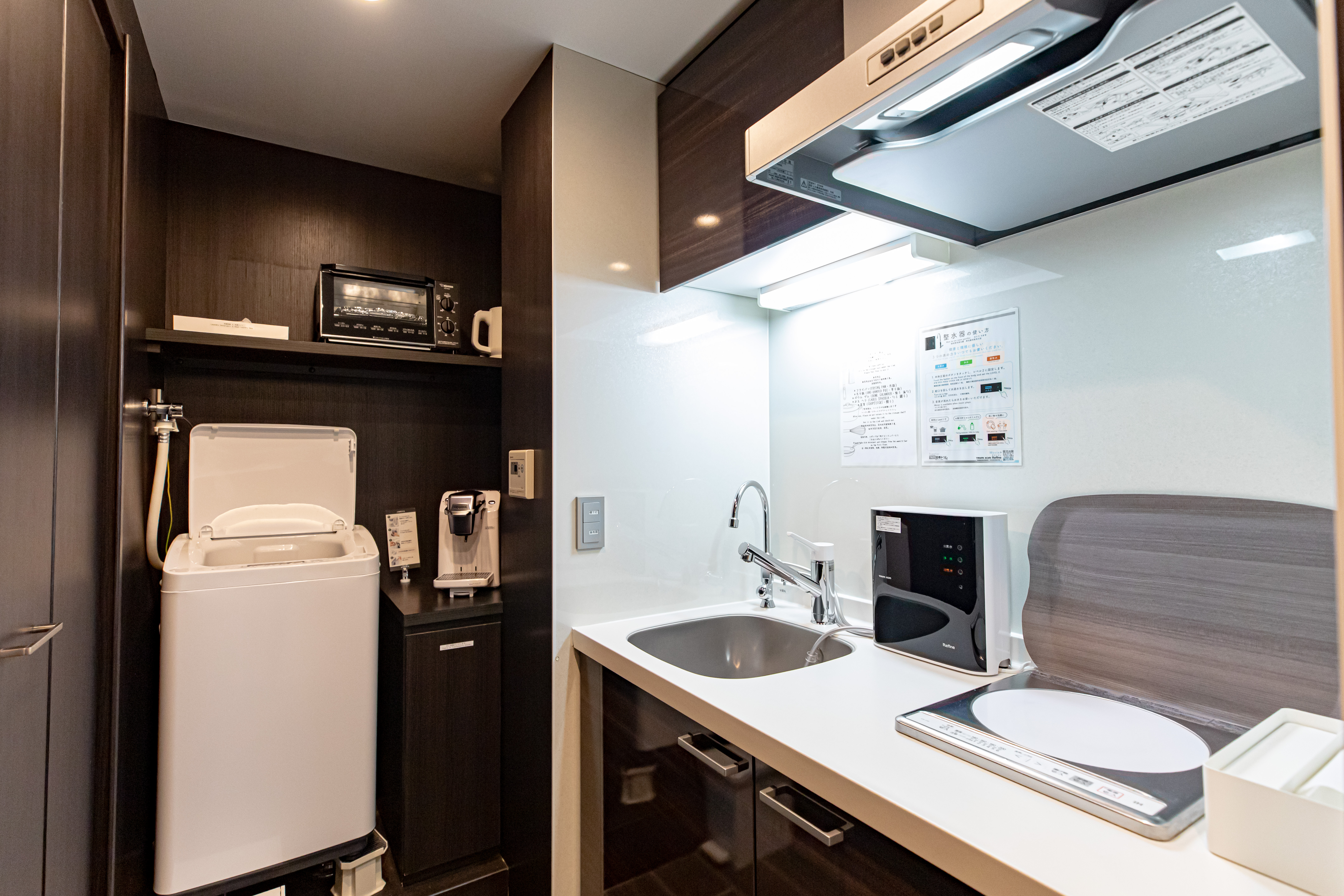 客室内キッチン