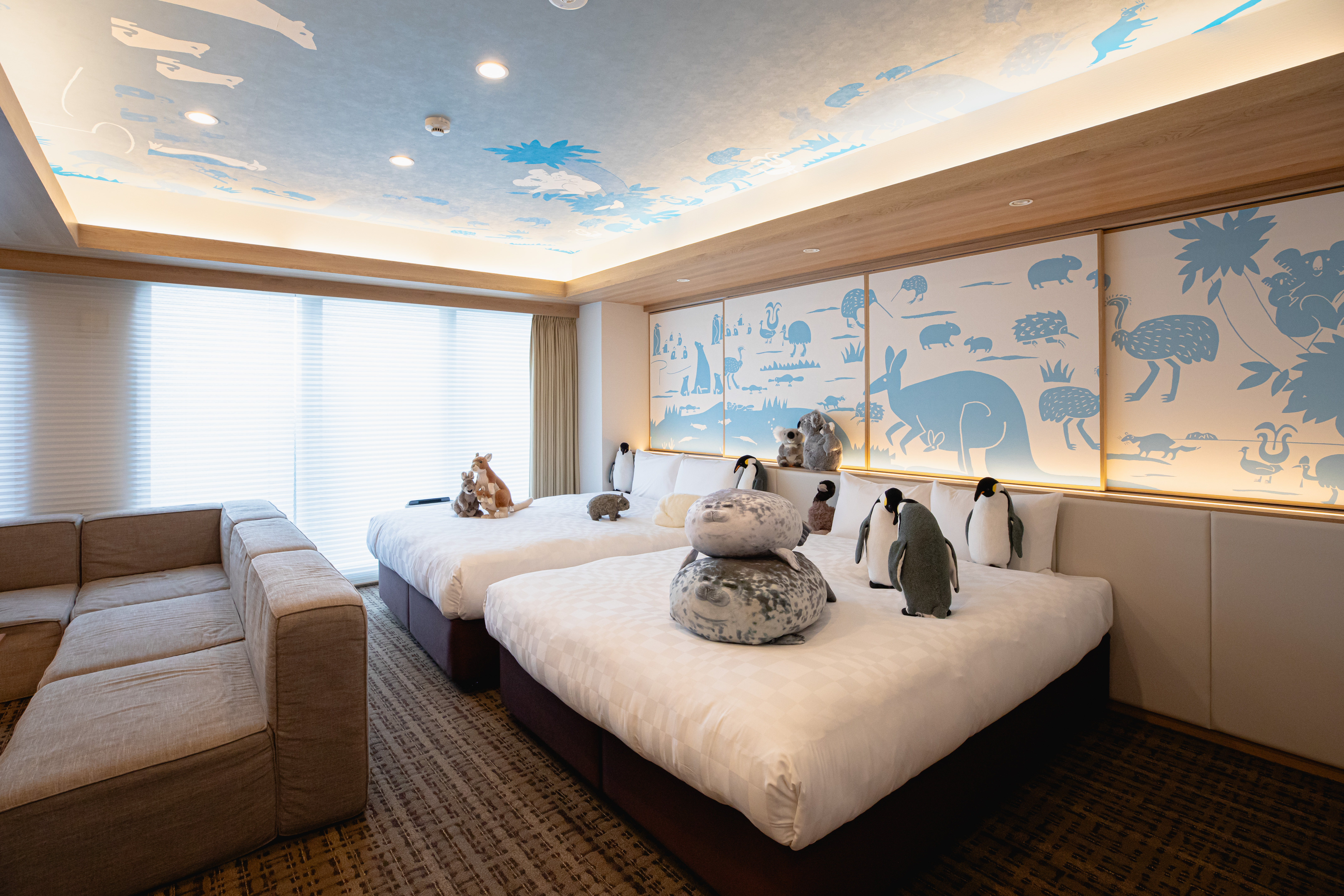 動物園カルチャーダブルルーム4名