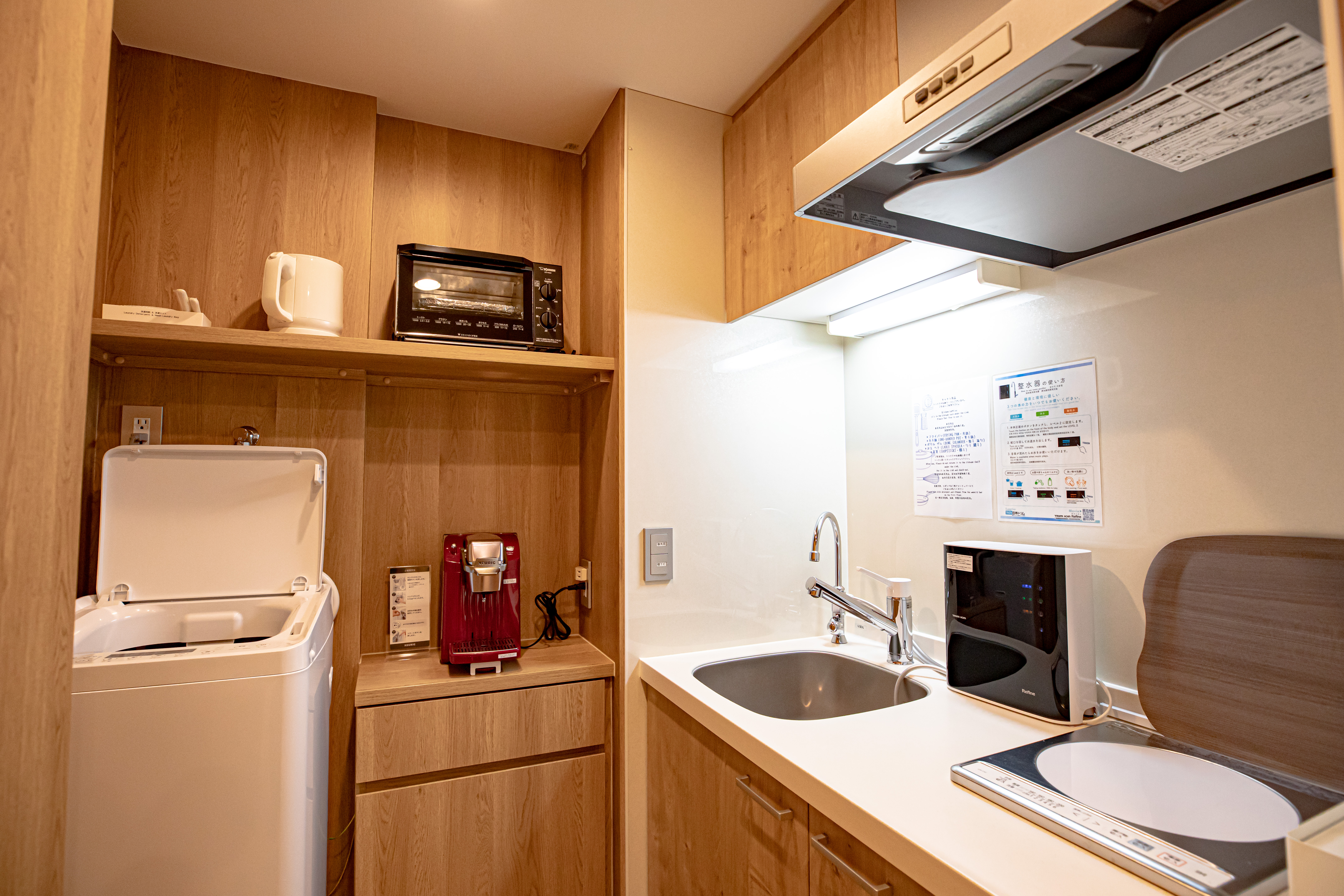 客室内キッチン
