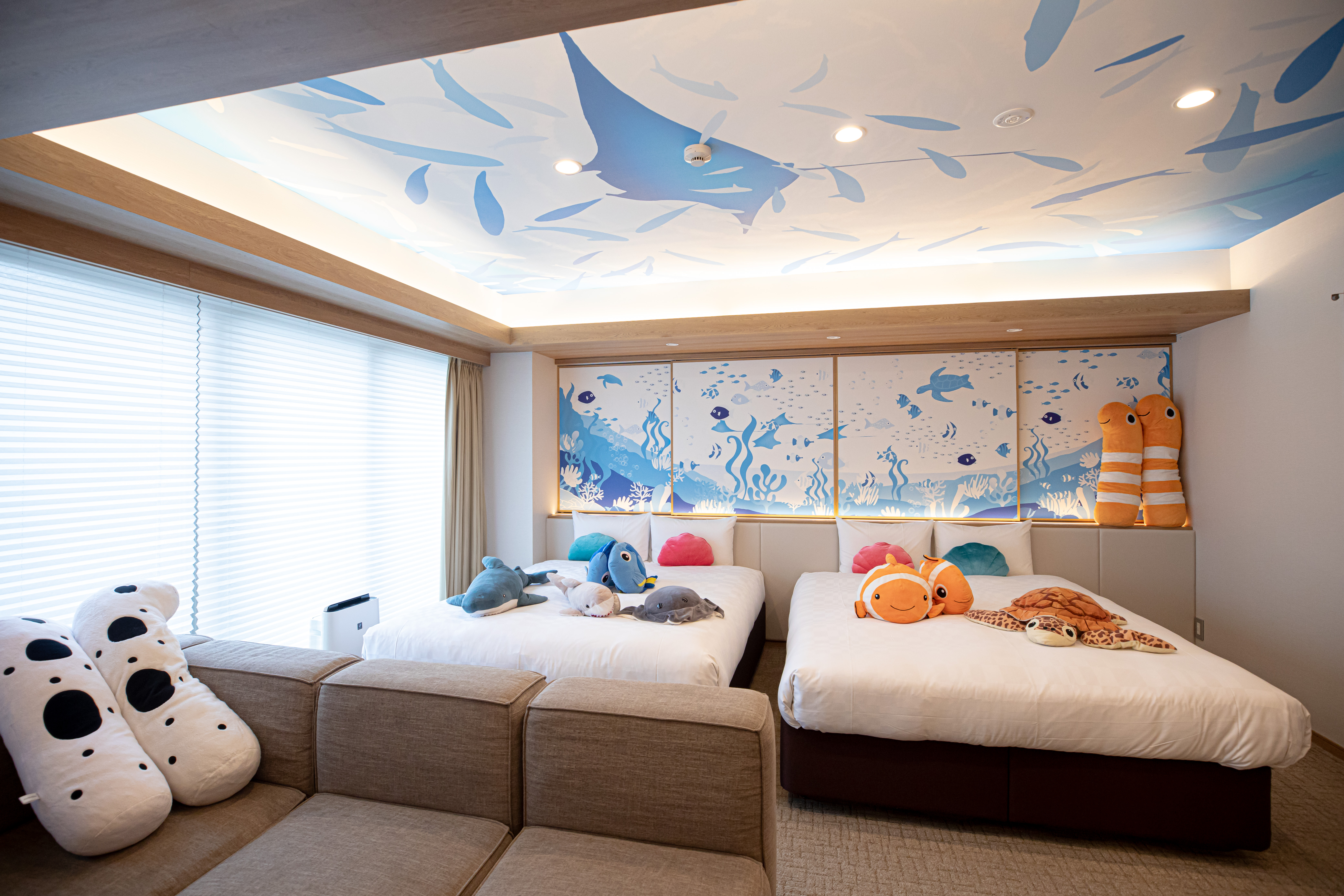 水族館カルチャーダブルルーム4名