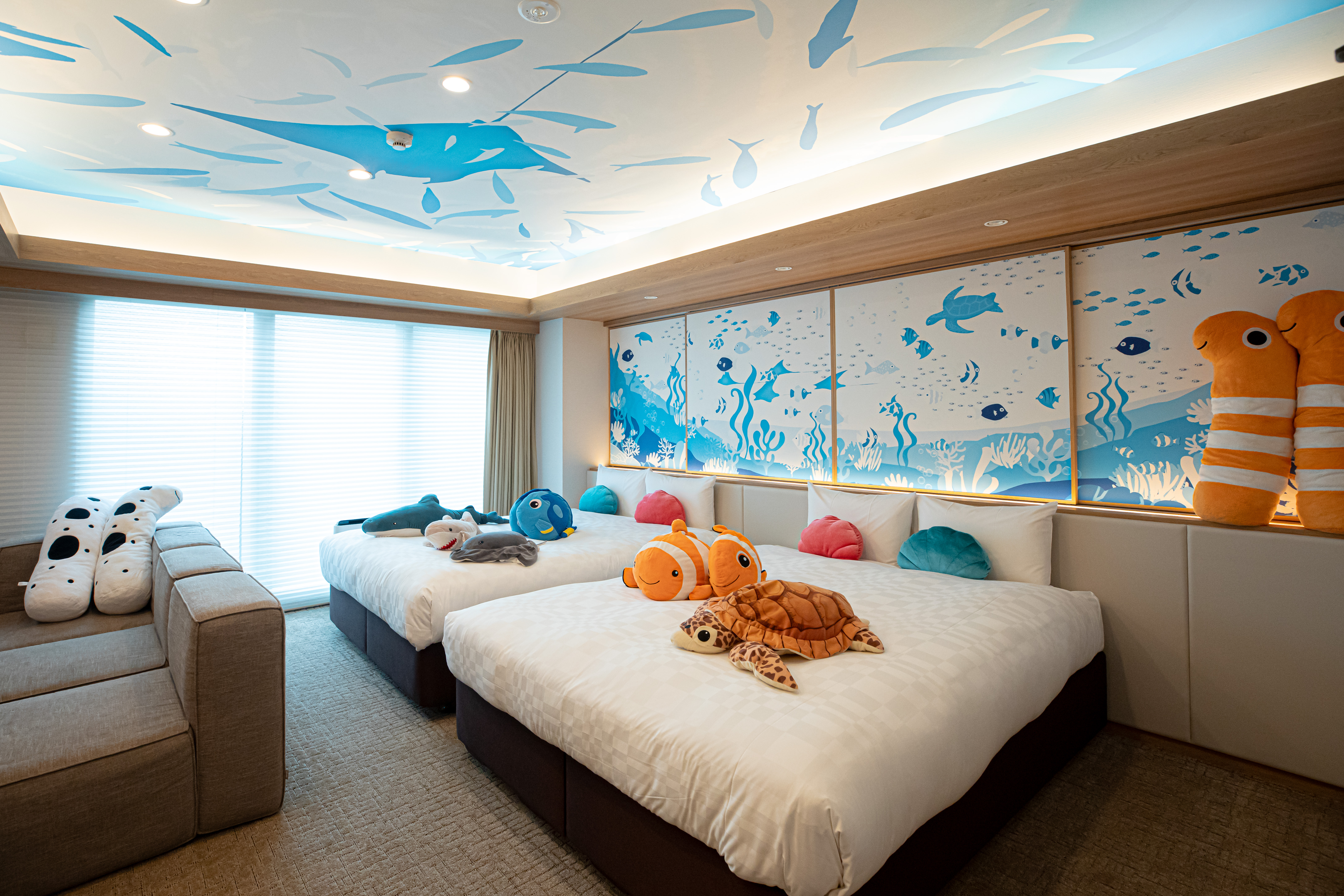 水族館カルチャーダブルルーム4名