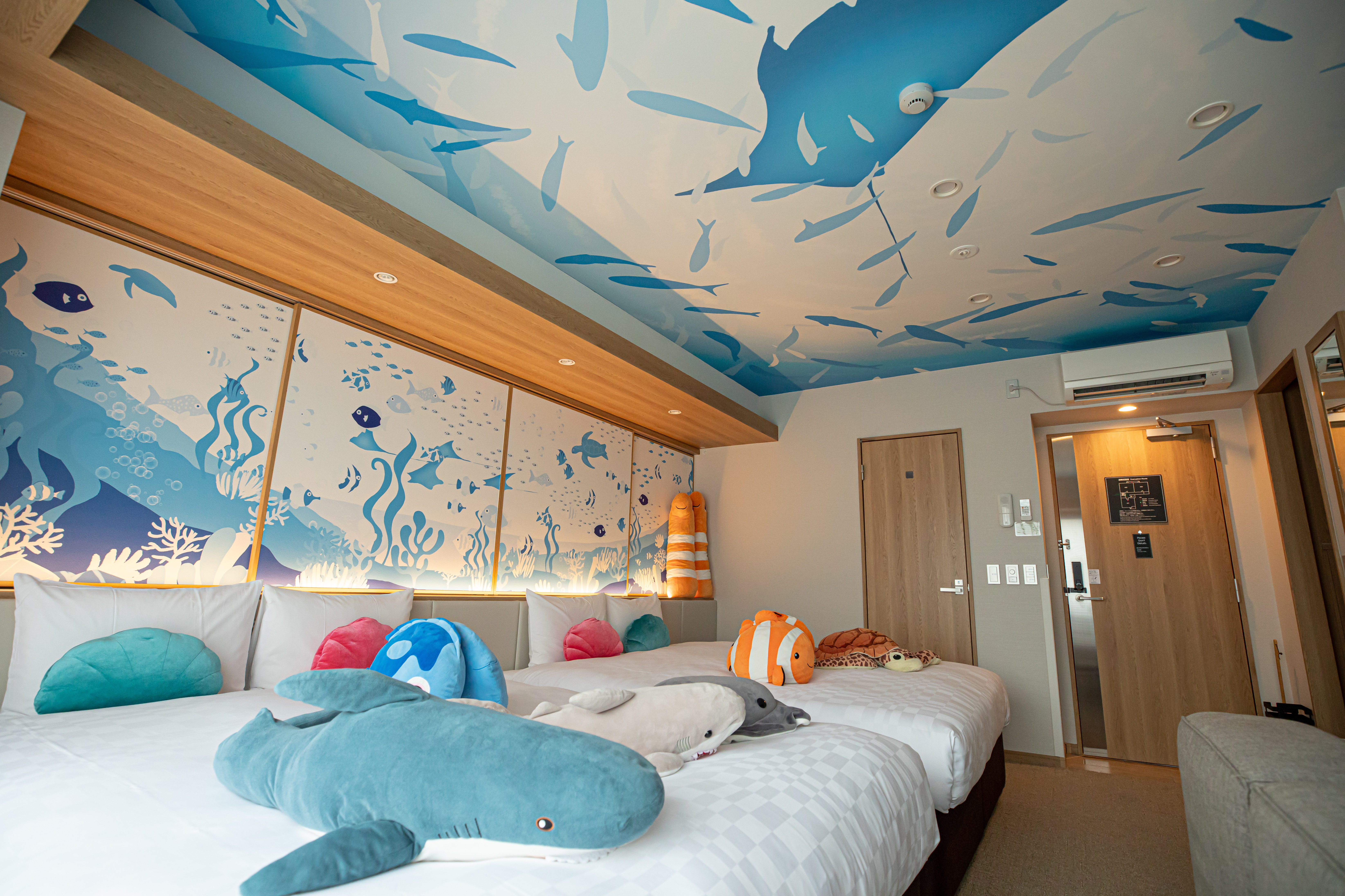 水族館カルチャーダブルルーム4名