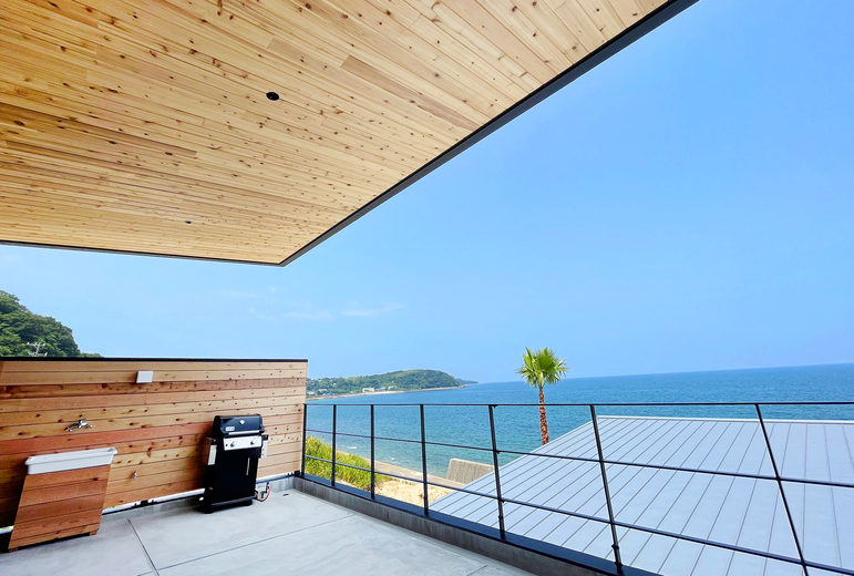 ドッグデラックス1ベッドルームヴィラ テラス　※家具、設備等は変更になる場合があります。