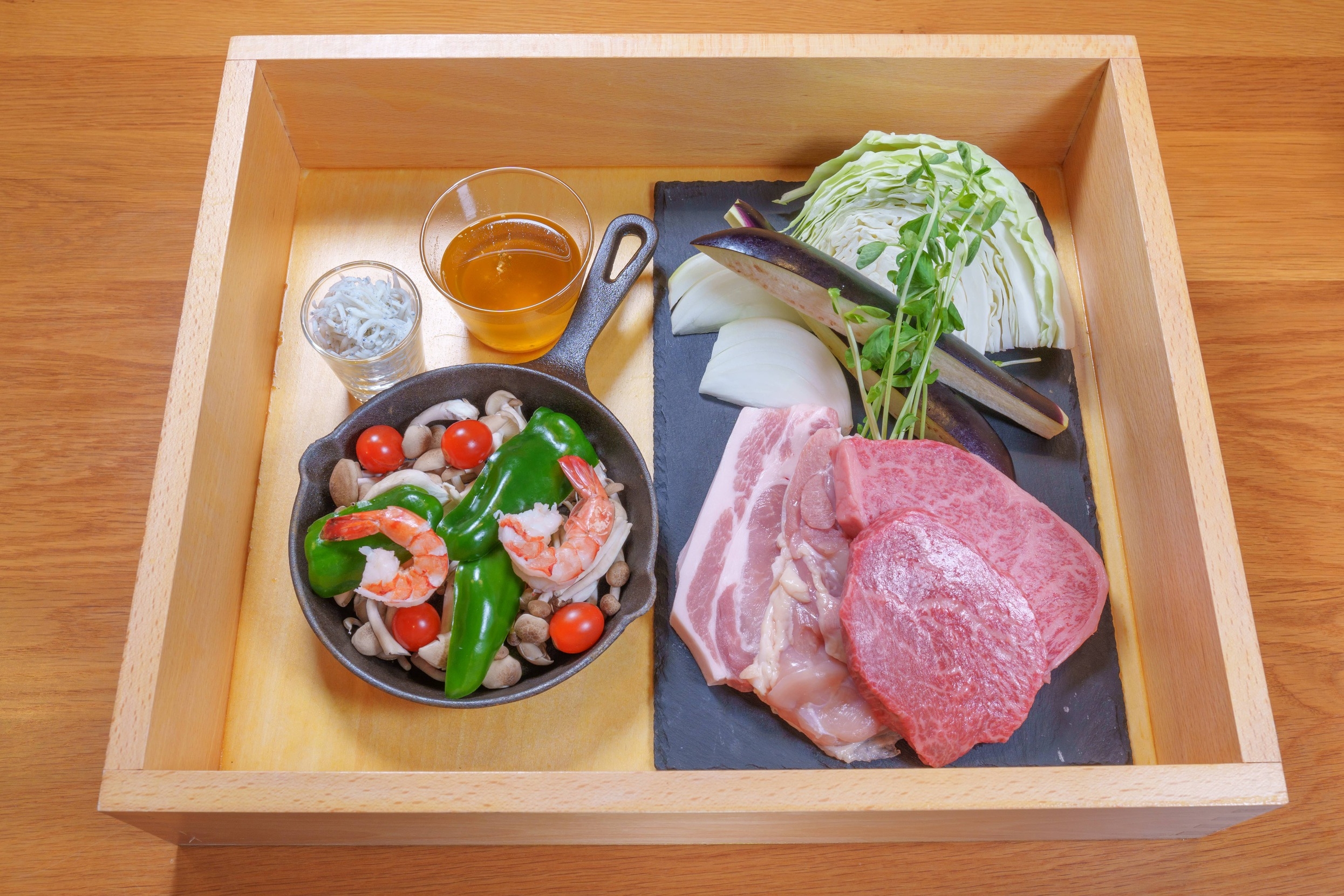 夕朝食付き（オードブル＆淡路和牛BBQセット）