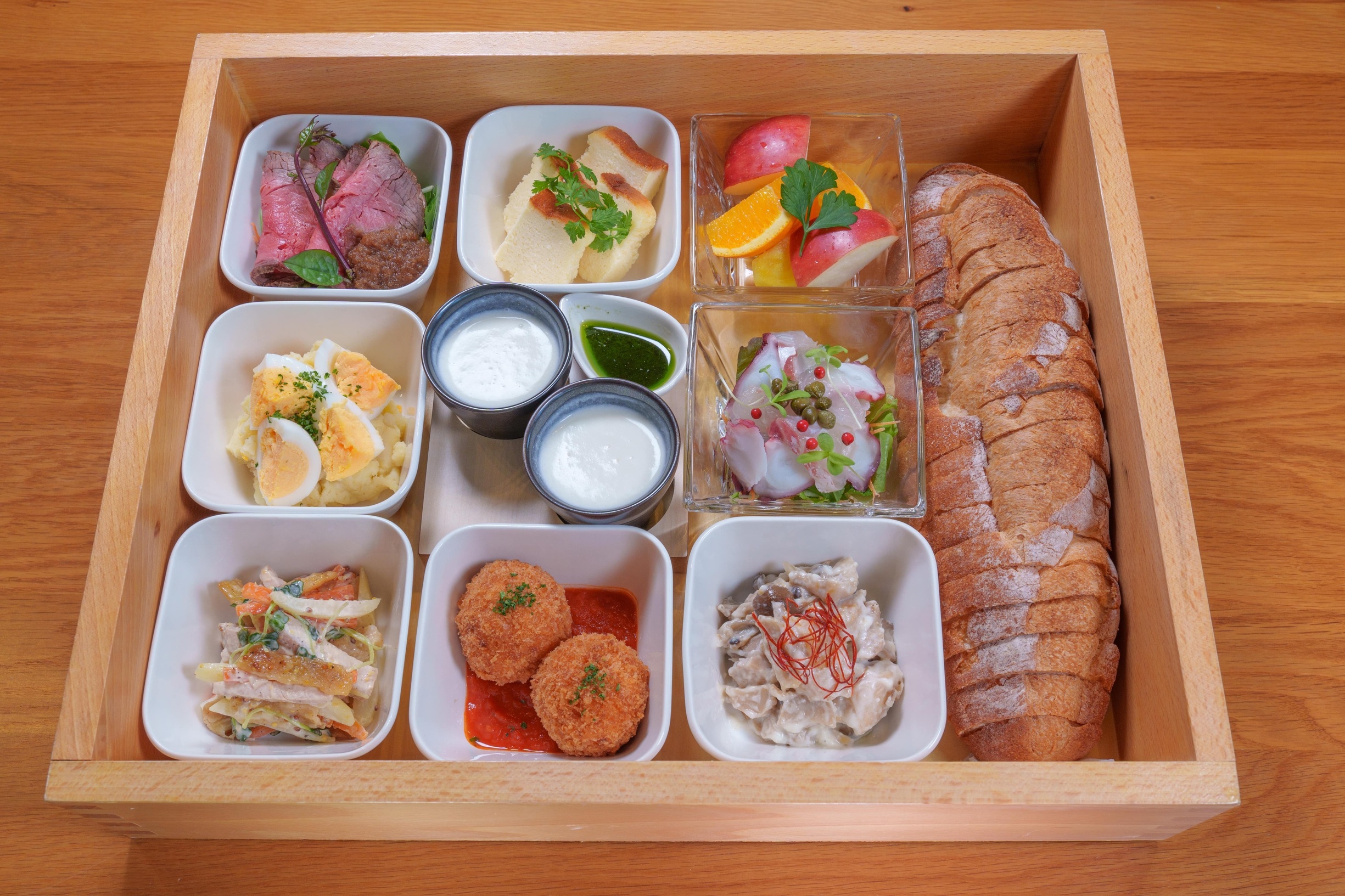 夕朝食付き（オードブル＆淡路和牛BBQセット）