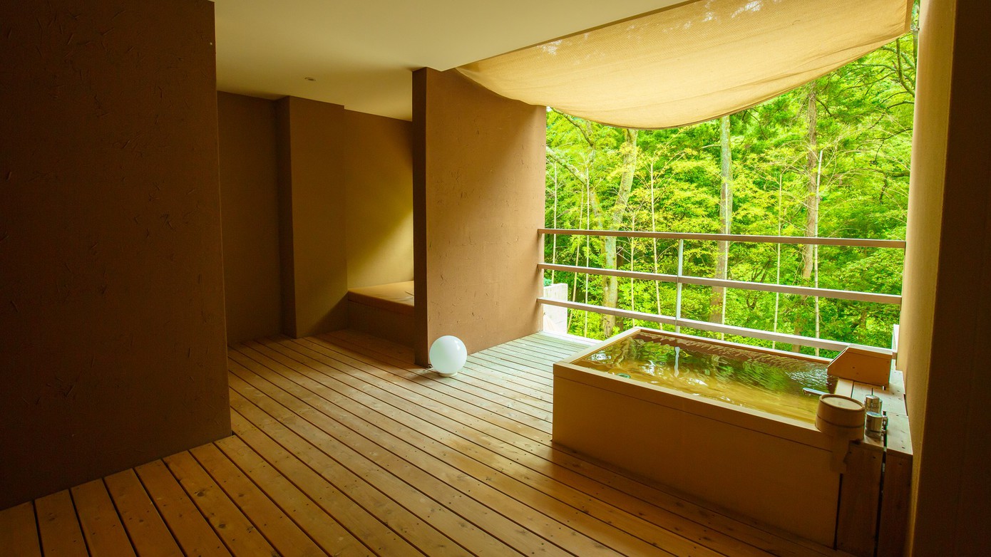 【光】青森檜葉の露天風呂付客室（71－75平米）お部屋の一例