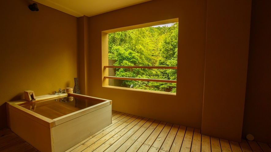 【遥】青森檜葉の露天風呂付客室（58-60平米）お部屋の一例