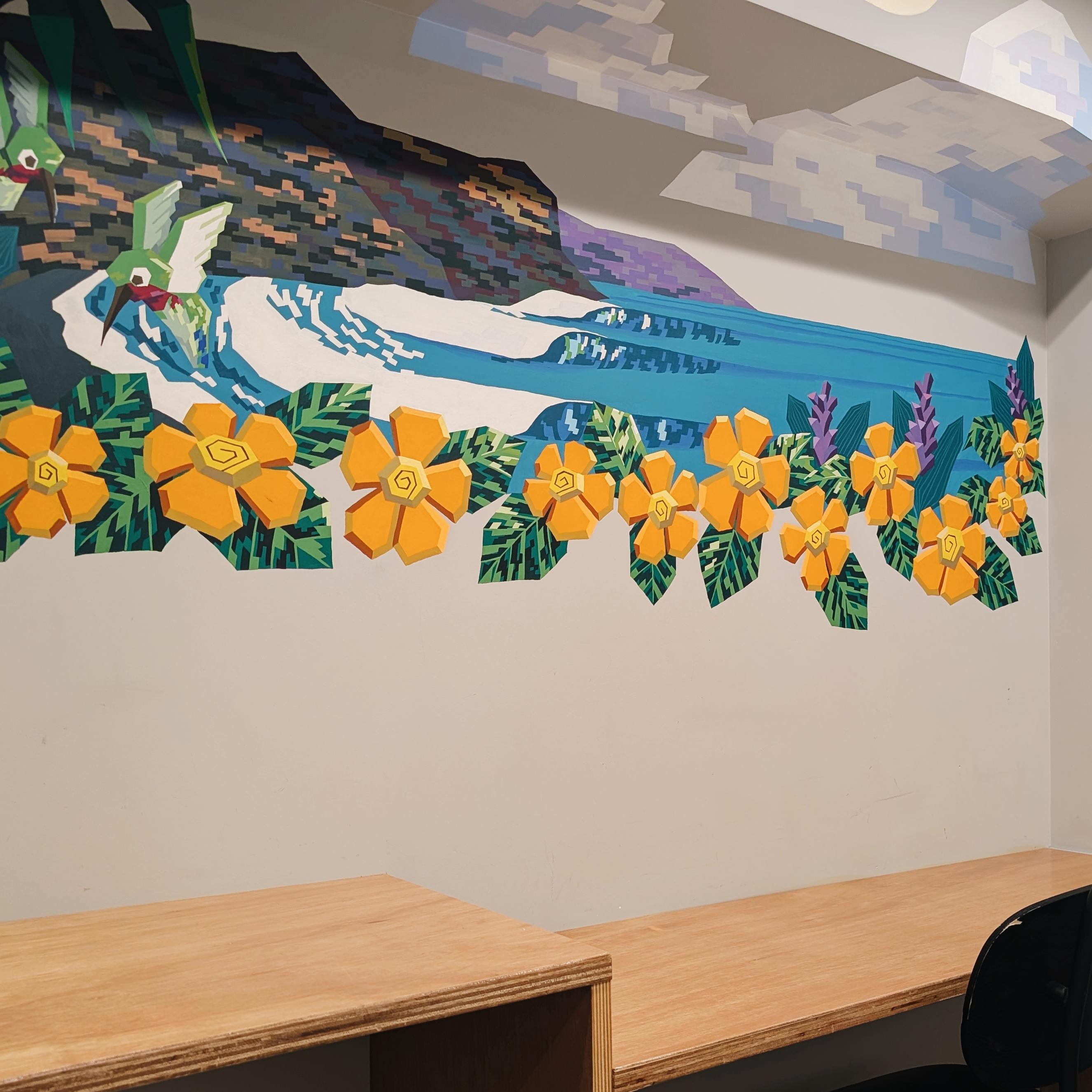 single room desk&shelf