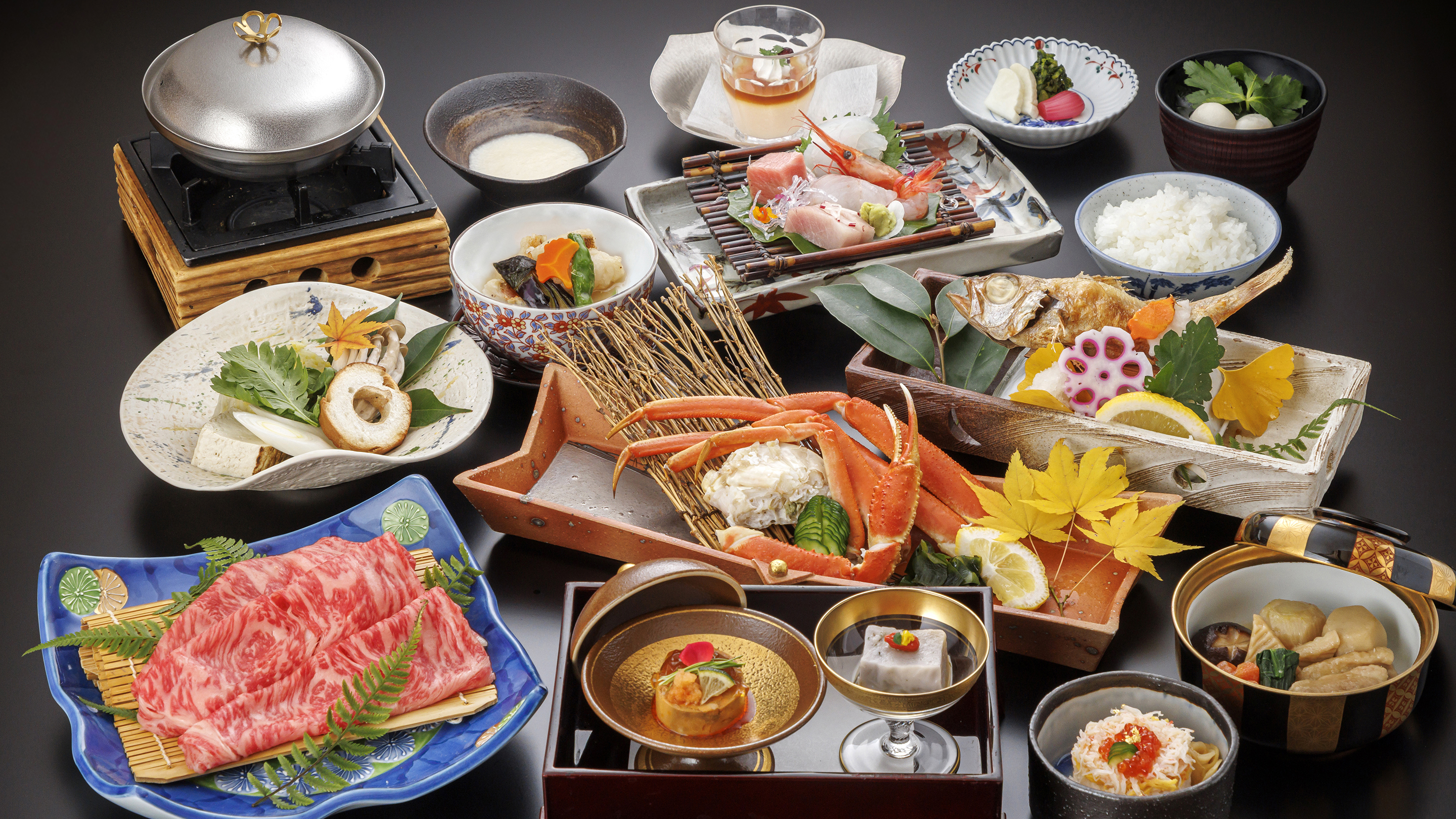 冬の特選料理　※イメージ