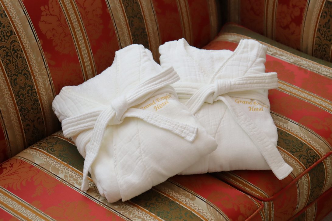 スイートルーム バスローブ