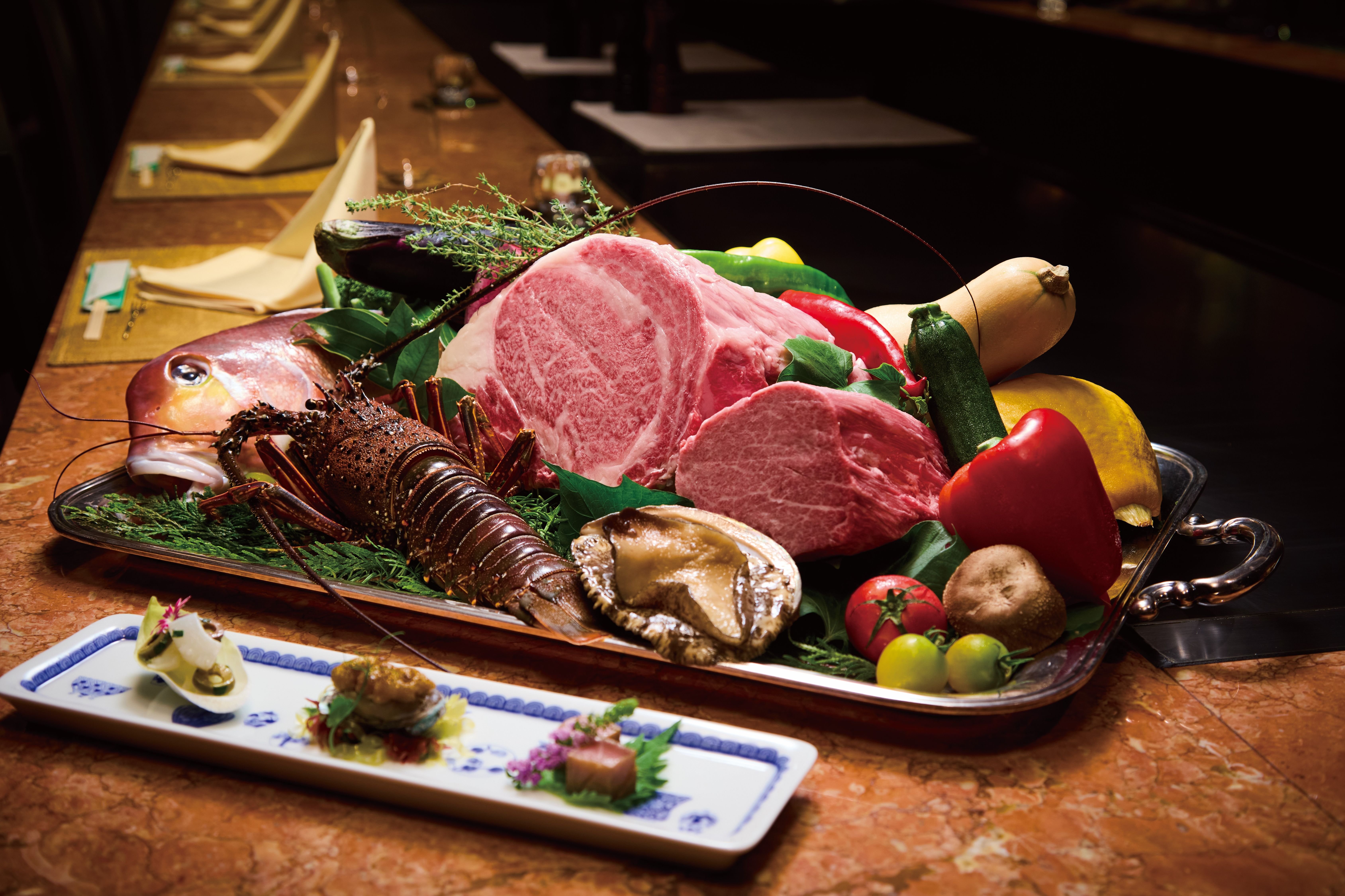 鉄板焼き「縁亭」　食材　イメージ