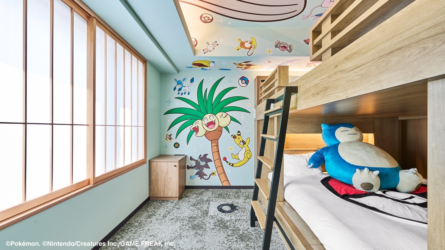 【ポケモンルーム】100匹のポケモンとお部屋に泊まろう！オリジナルノベルティつき！