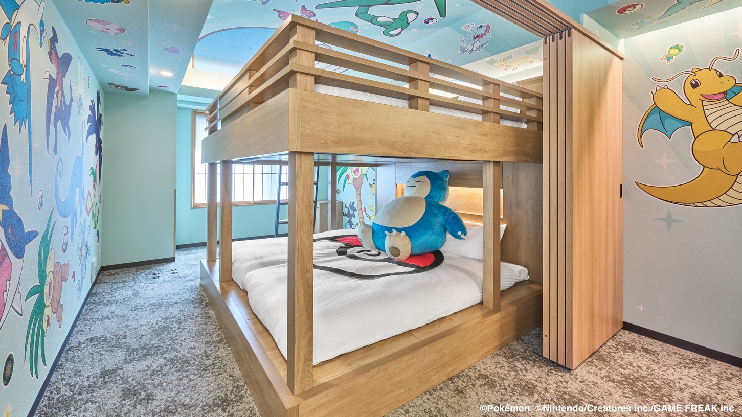 【ポケモンルーム】100匹のポケモンとお部屋に泊まろう！オリジナルノベルティつき！