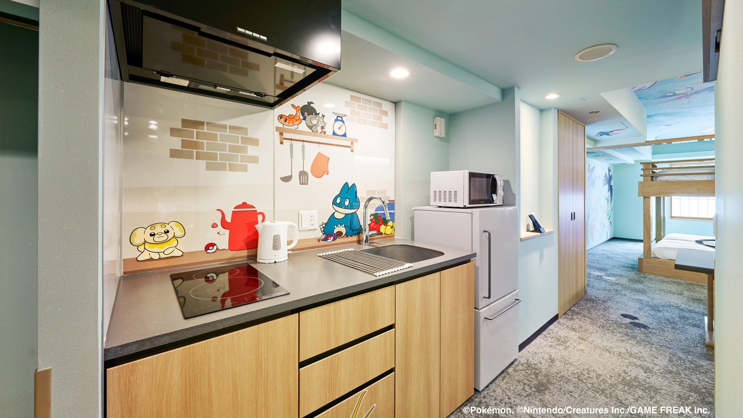 【ポケモンルーム】100匹のポケモンとお部屋に泊まろう！オリジナルノベルティつき！