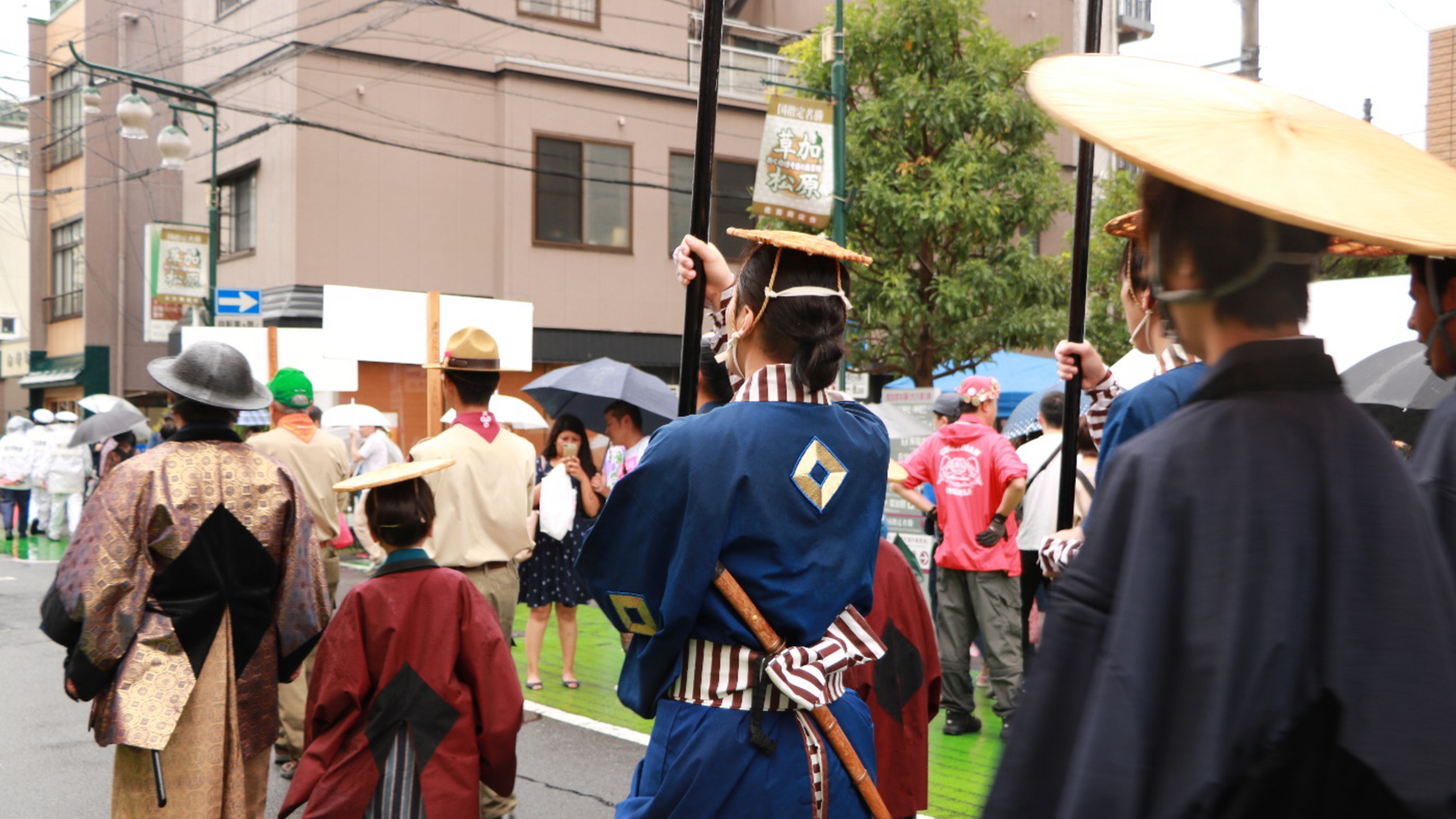 【草加宿場祭り】草加駅東口から草加宿旧道エリアで開催されるお祭りです。