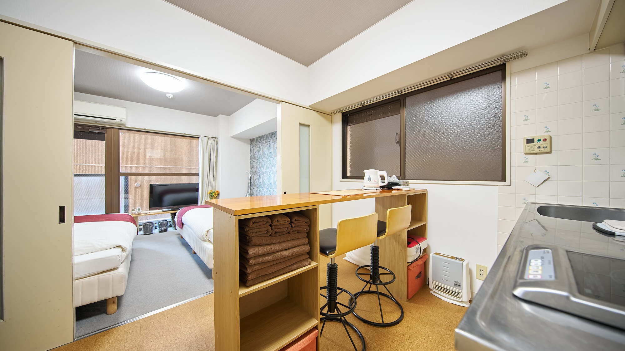 ・501号室／広いキッチン＋寝室が２カ所