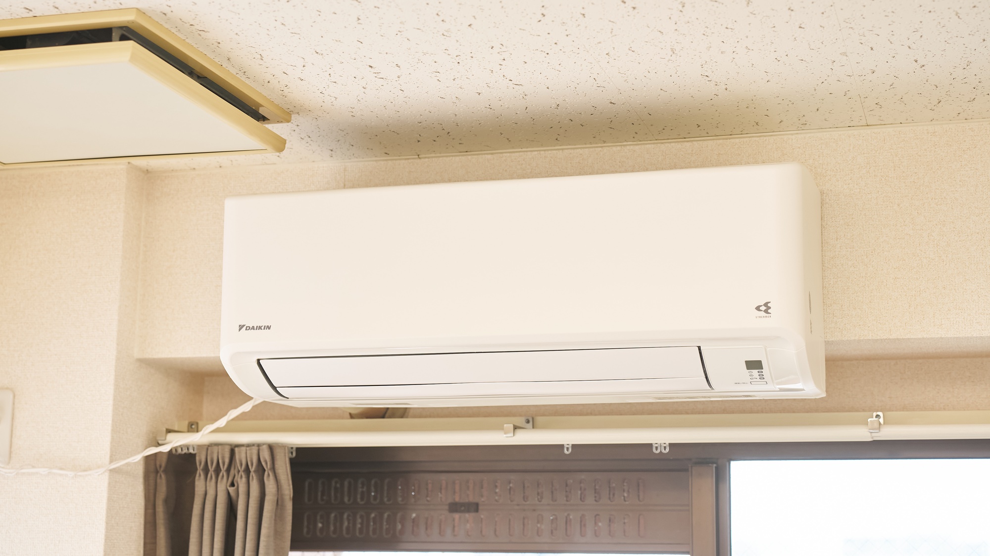 ・全室共通／各部屋にエアコンを完備