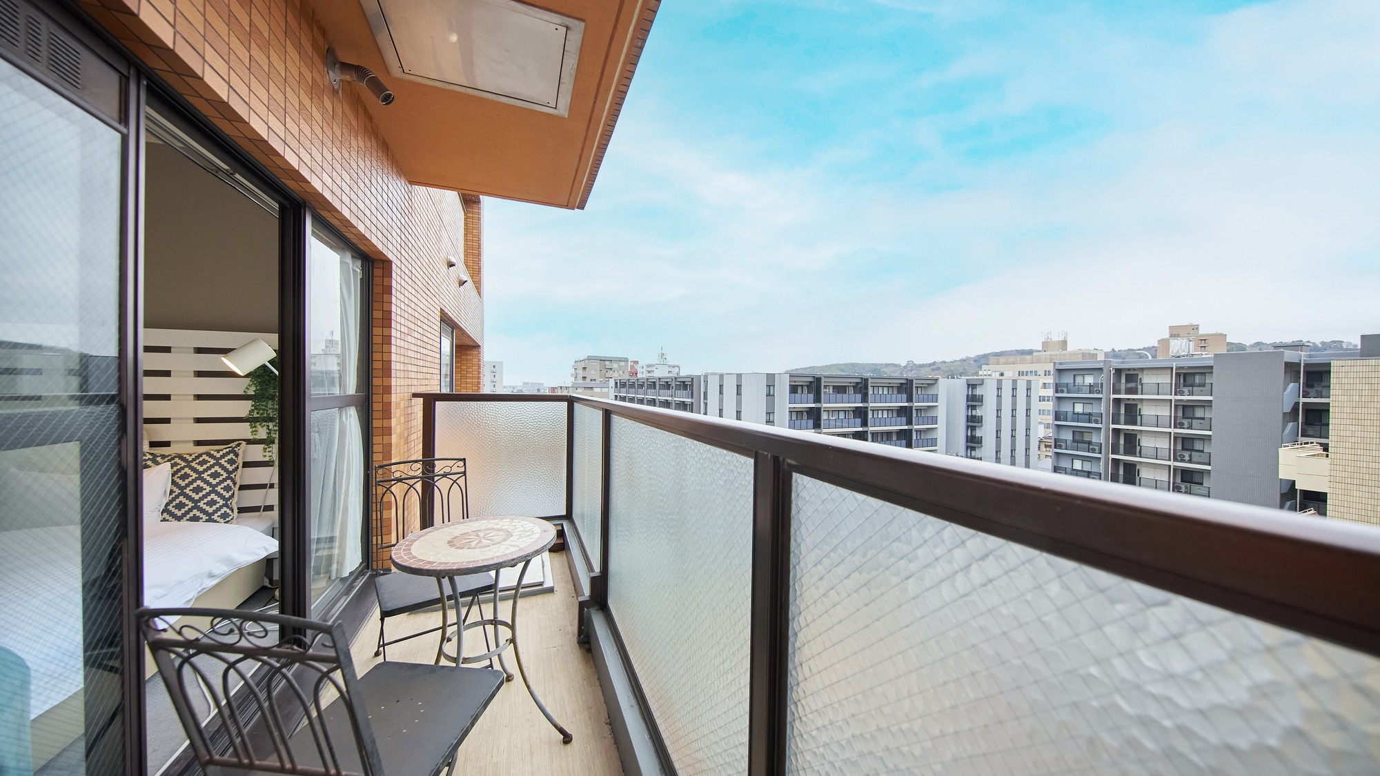 ・603号室／ベランダでホッとひといき